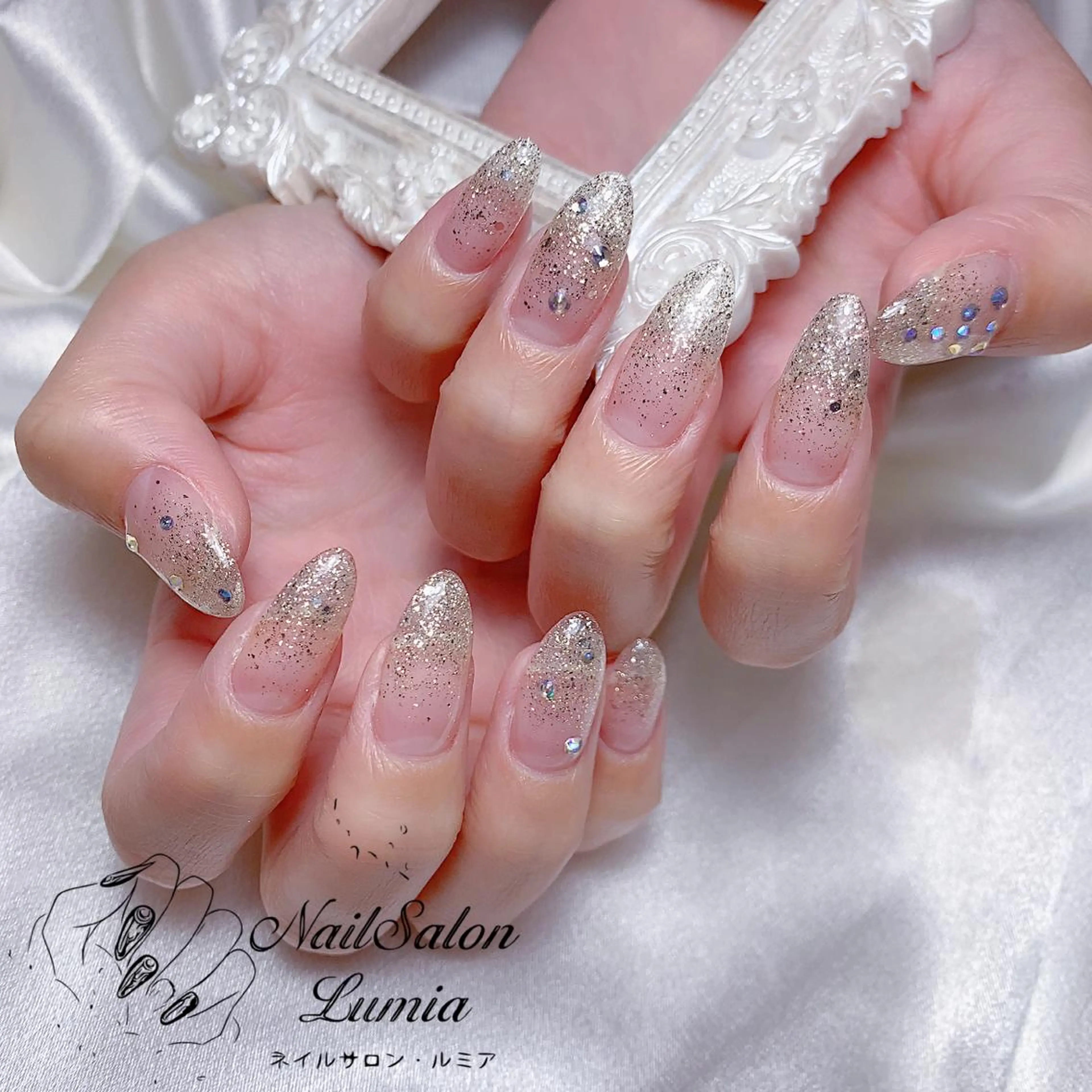 ネイル ハンドネイル ネイルサロン ルミア Lumia 店長のネイルデザイン