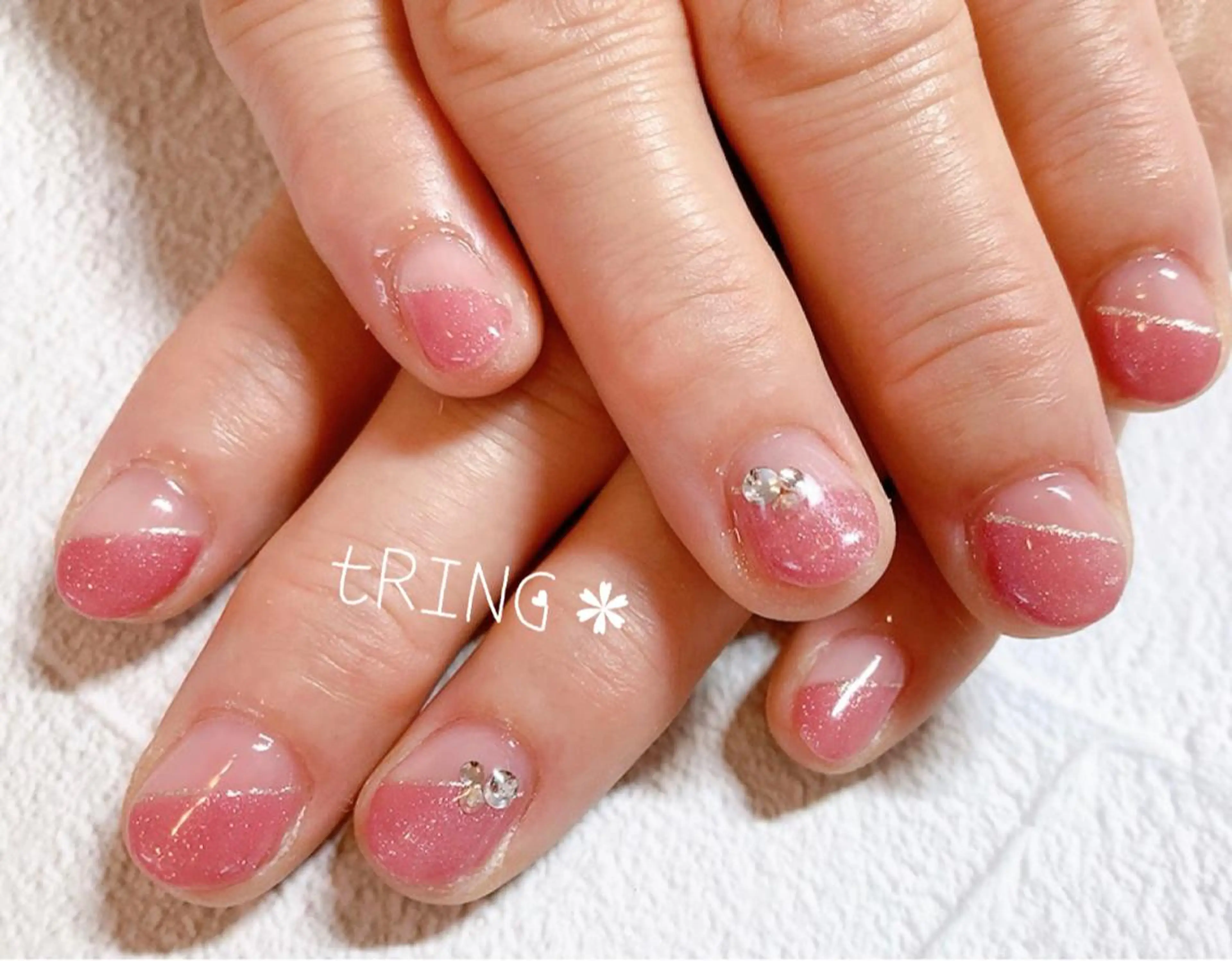 ネイル ハンドネイル tRING＊ しいの木台のネイルデザイン