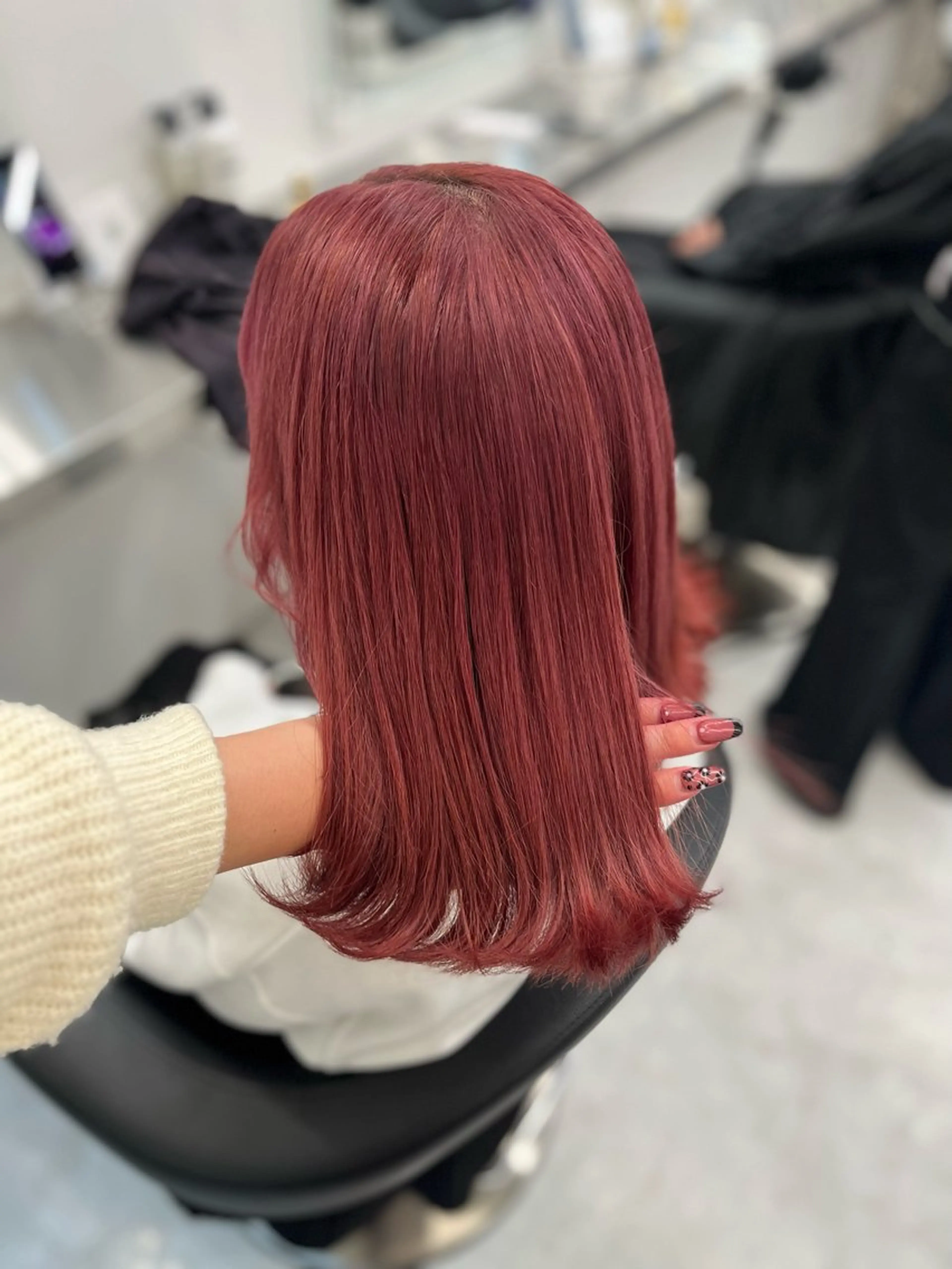 セミロング カラー ヘアアレンジ 愛されカラー🩷 はるなのヘアスタイル