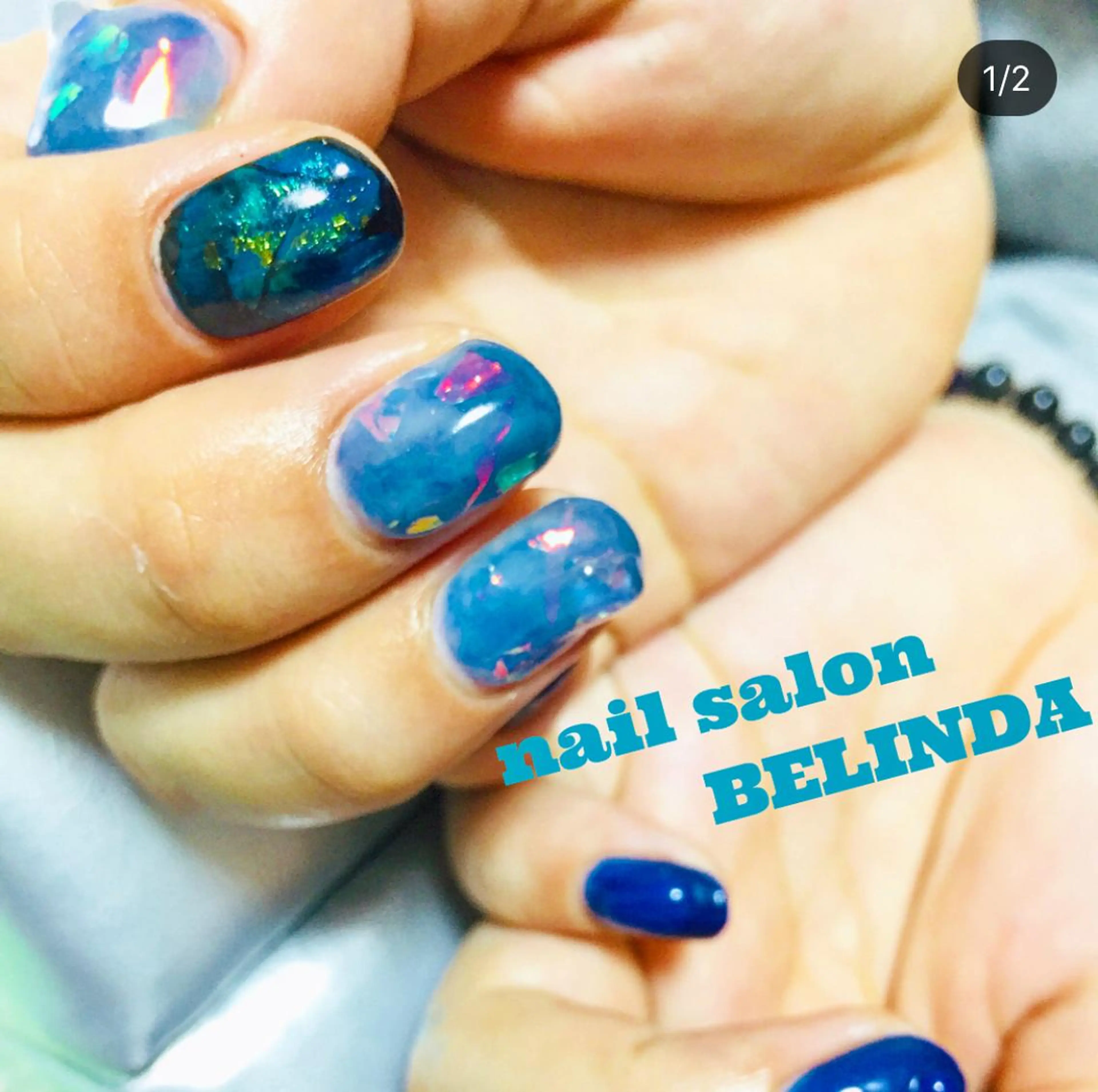 ショート ネイル クリアネイル ニュアンスネイル ストーンネイル ハンドネイル 毛利 ゆりあのエステ・リラクイメージ