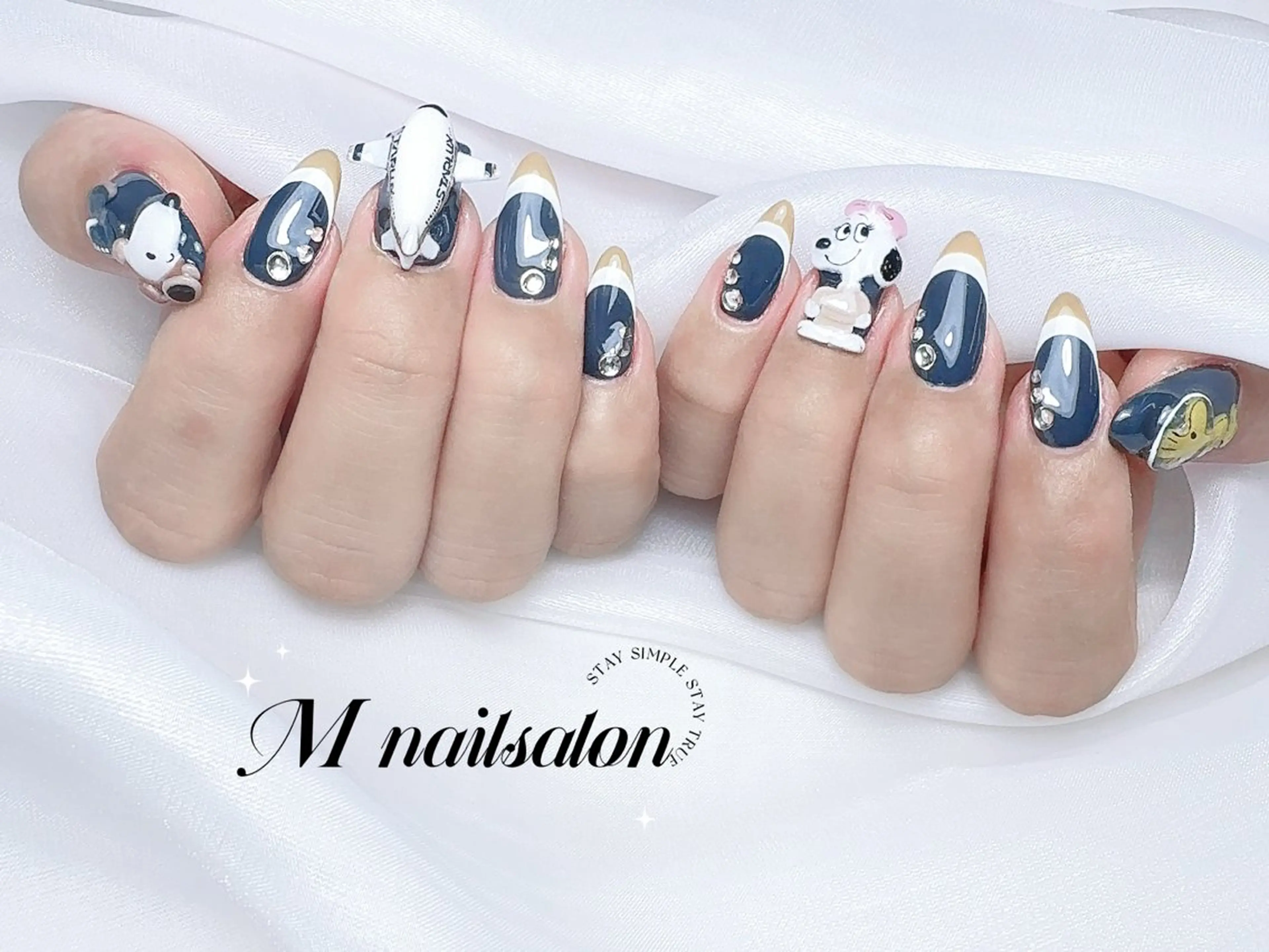 ネイル ハンドネイル M🌷nail 長さだし専門店のネイルデザイン