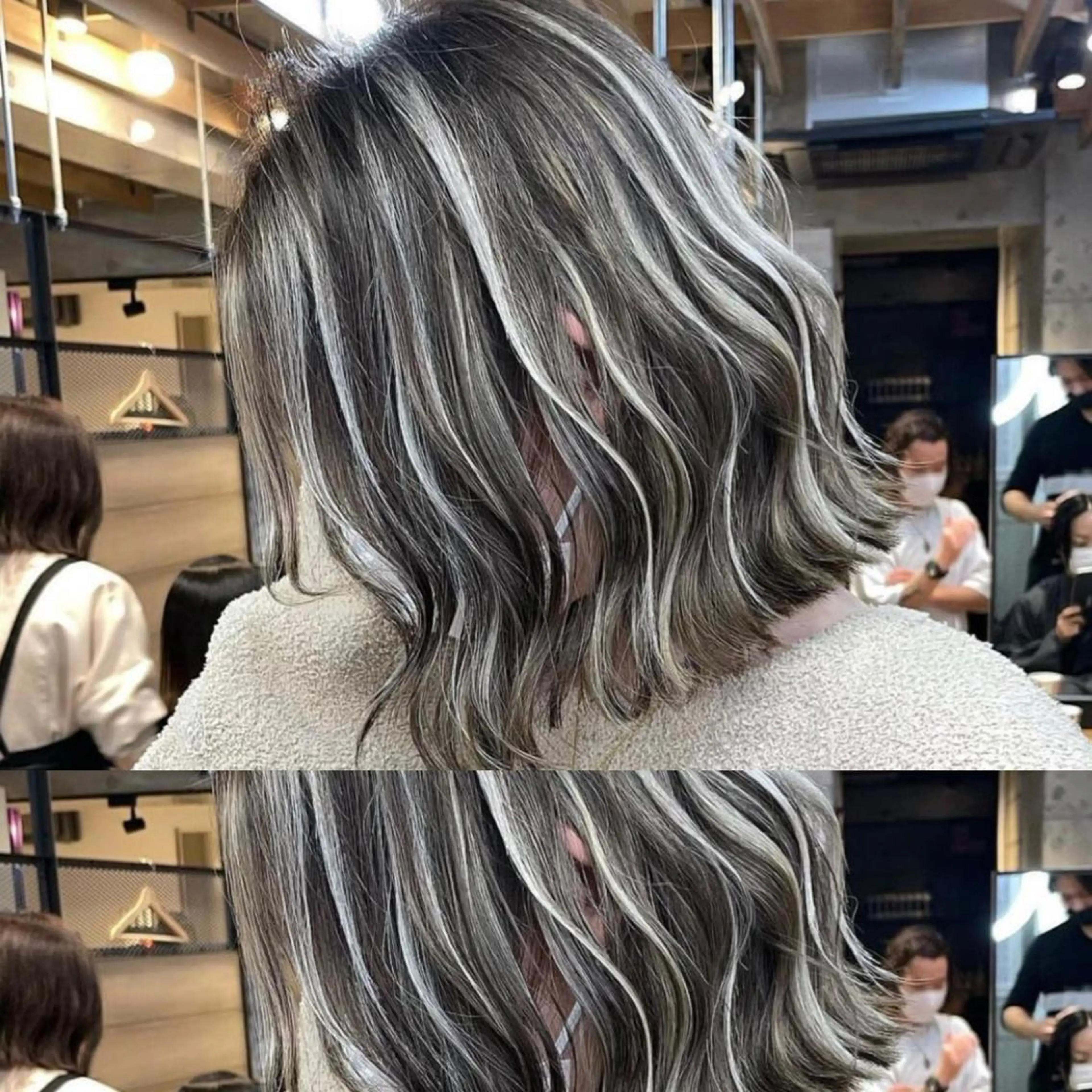 ショート カラー ヘアカラー トリートメント 新宿/韓国風レイヤー 髪質改善/ジャッキーのヘアスタイル