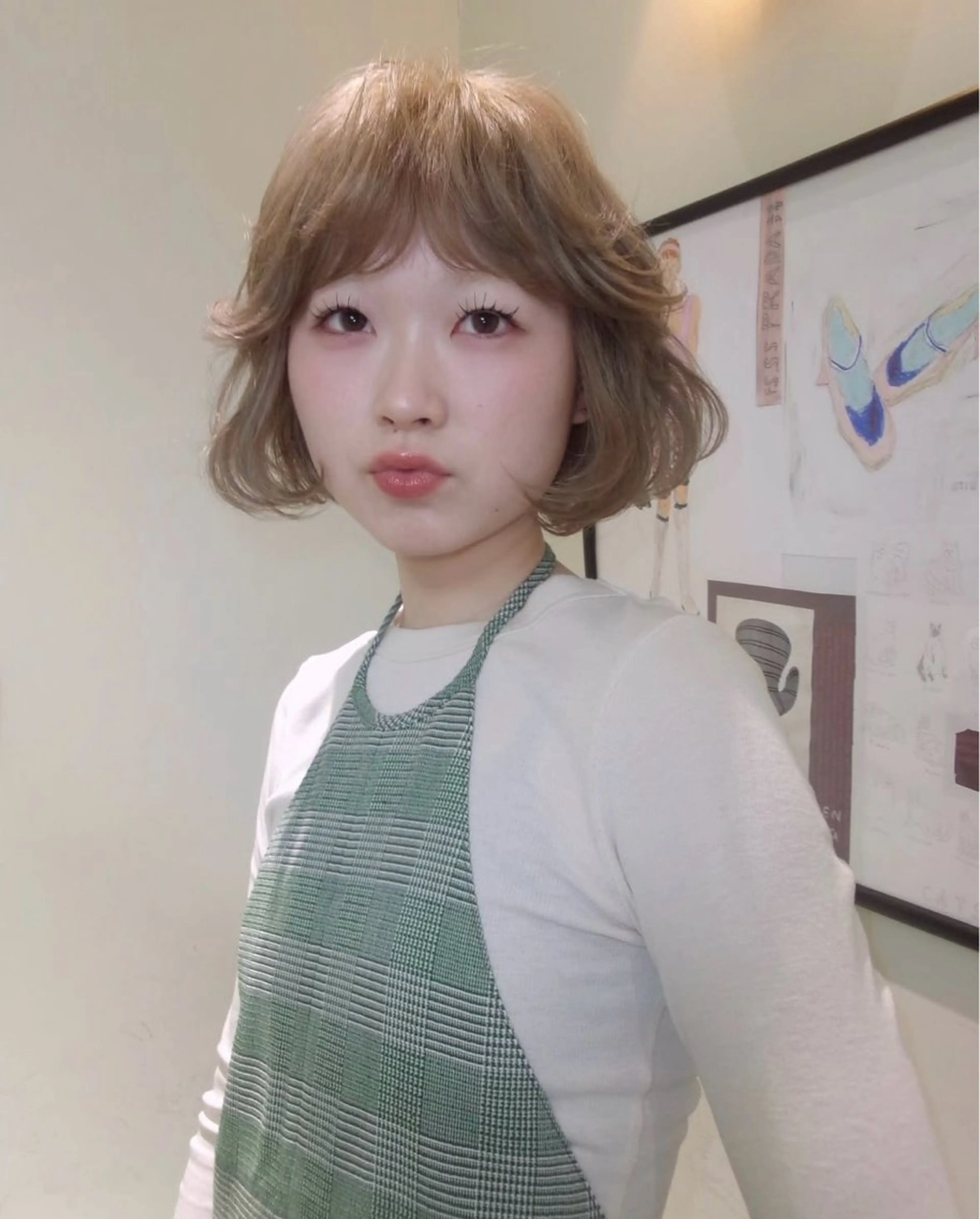 〈ブリーチカラー〉🥣ケアブリーチでダメージを抑えながら透明感のある明るいカラーに🌠の写真