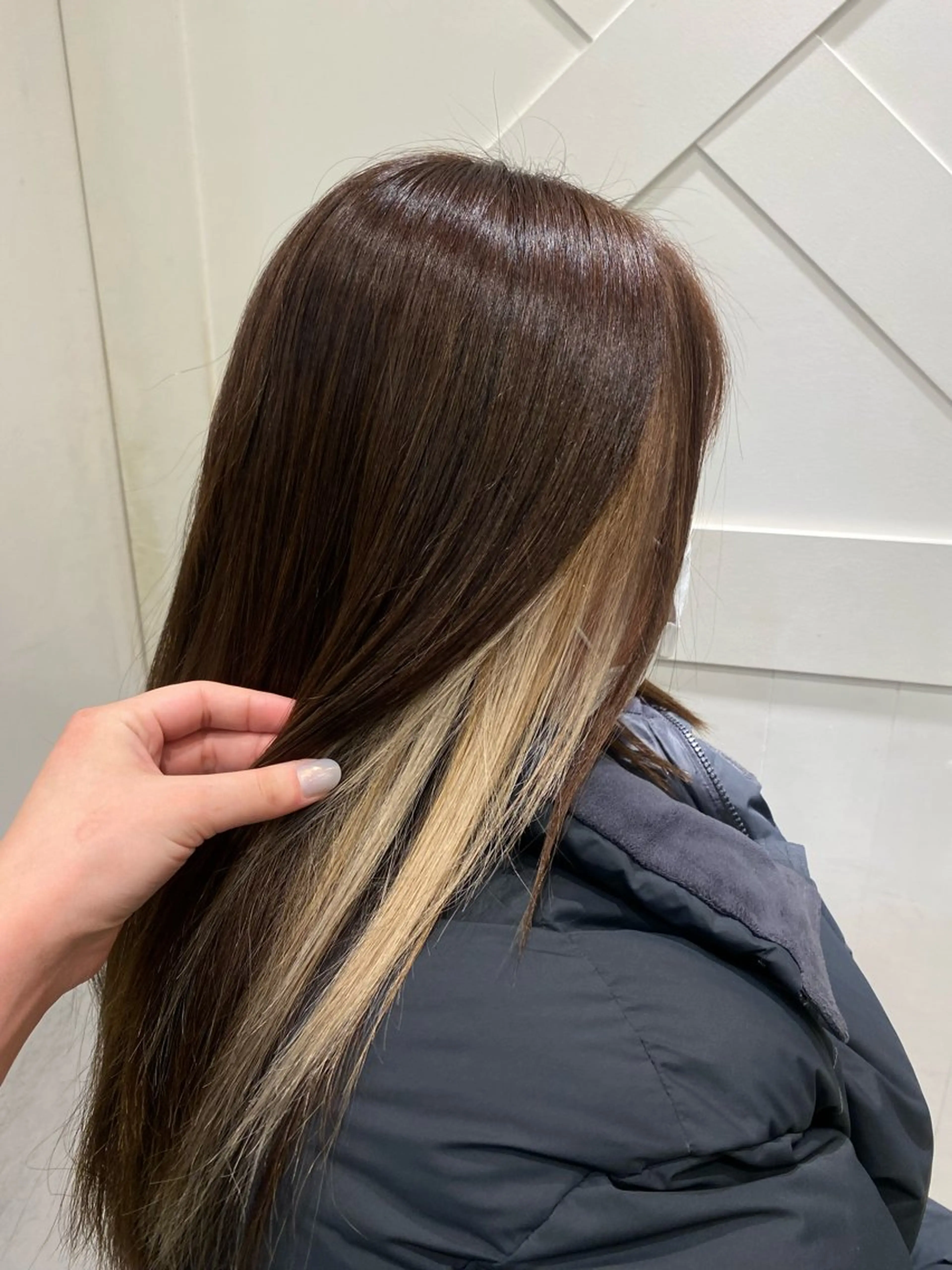 ロング カラー 💙mai🫧 縮毛矯正・ハイライトのヘアスタイル