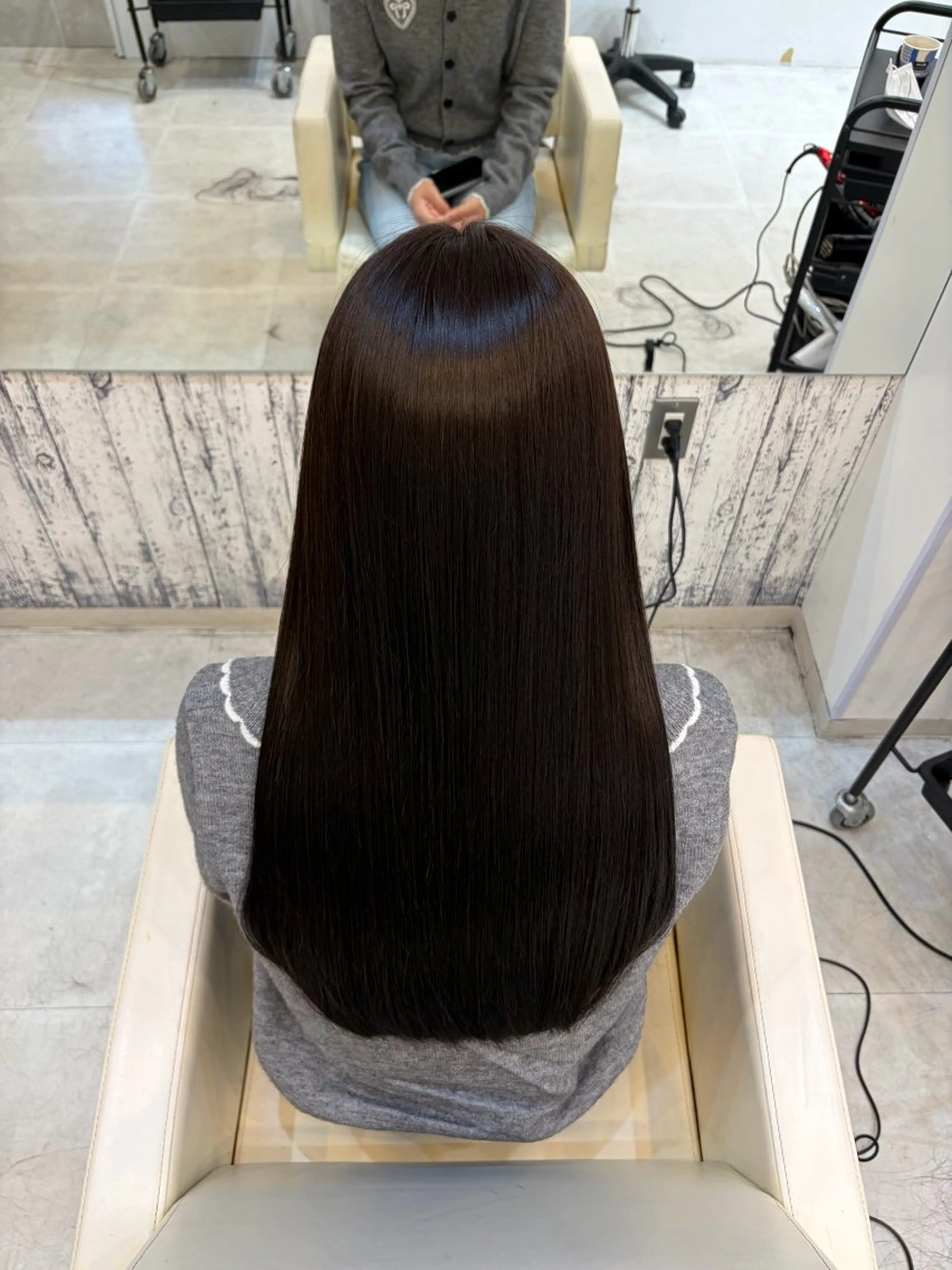 ロング カラー トリートメント カット ヘアカラー りゅうせい ／モデル募集中のヘアスタイル