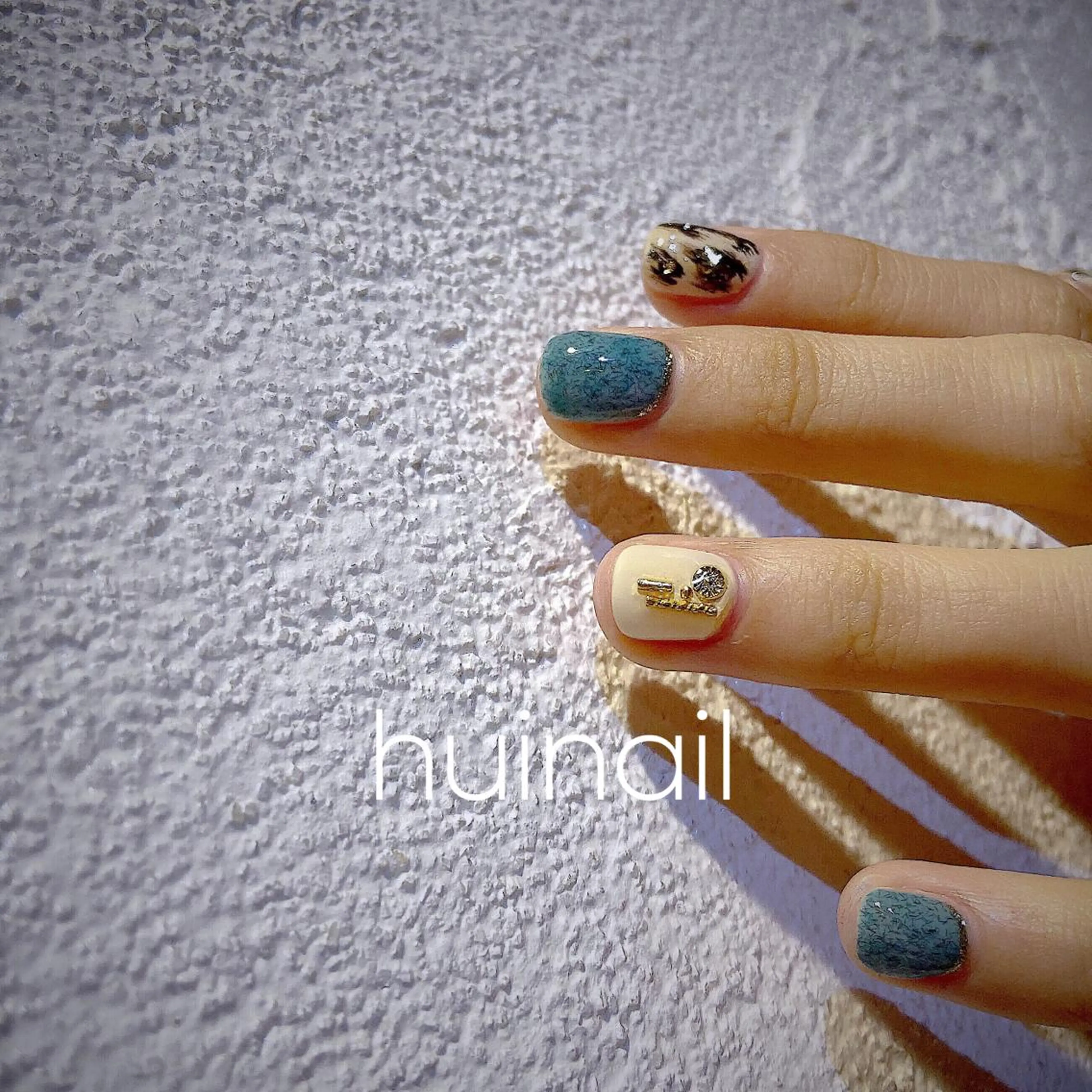 ショート めぐみのネイルサロン スタッフ練習のネイルデザイン