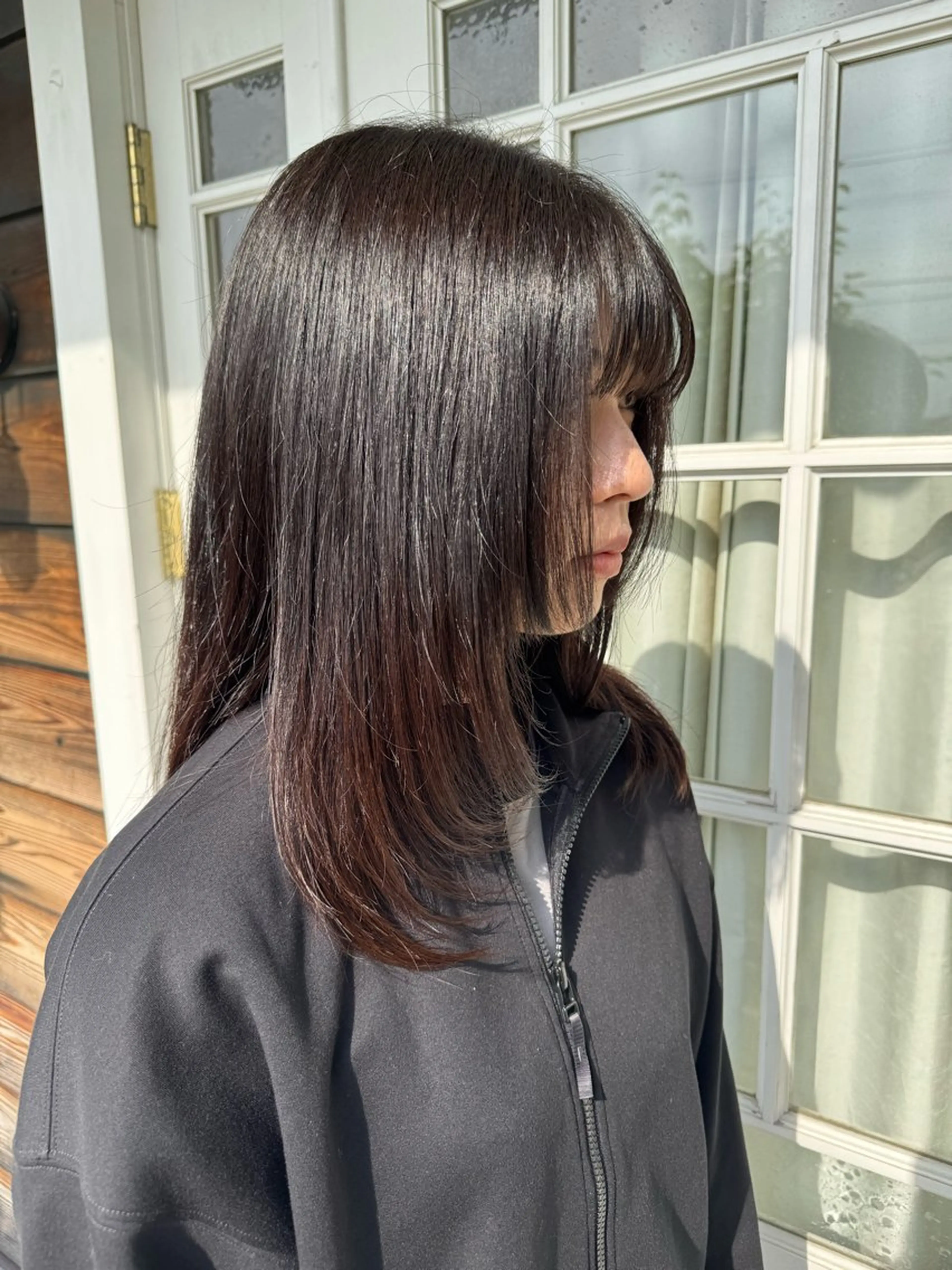 セミロング 姫カット レイヤーカット 鈴木 杏のヘアスタイル