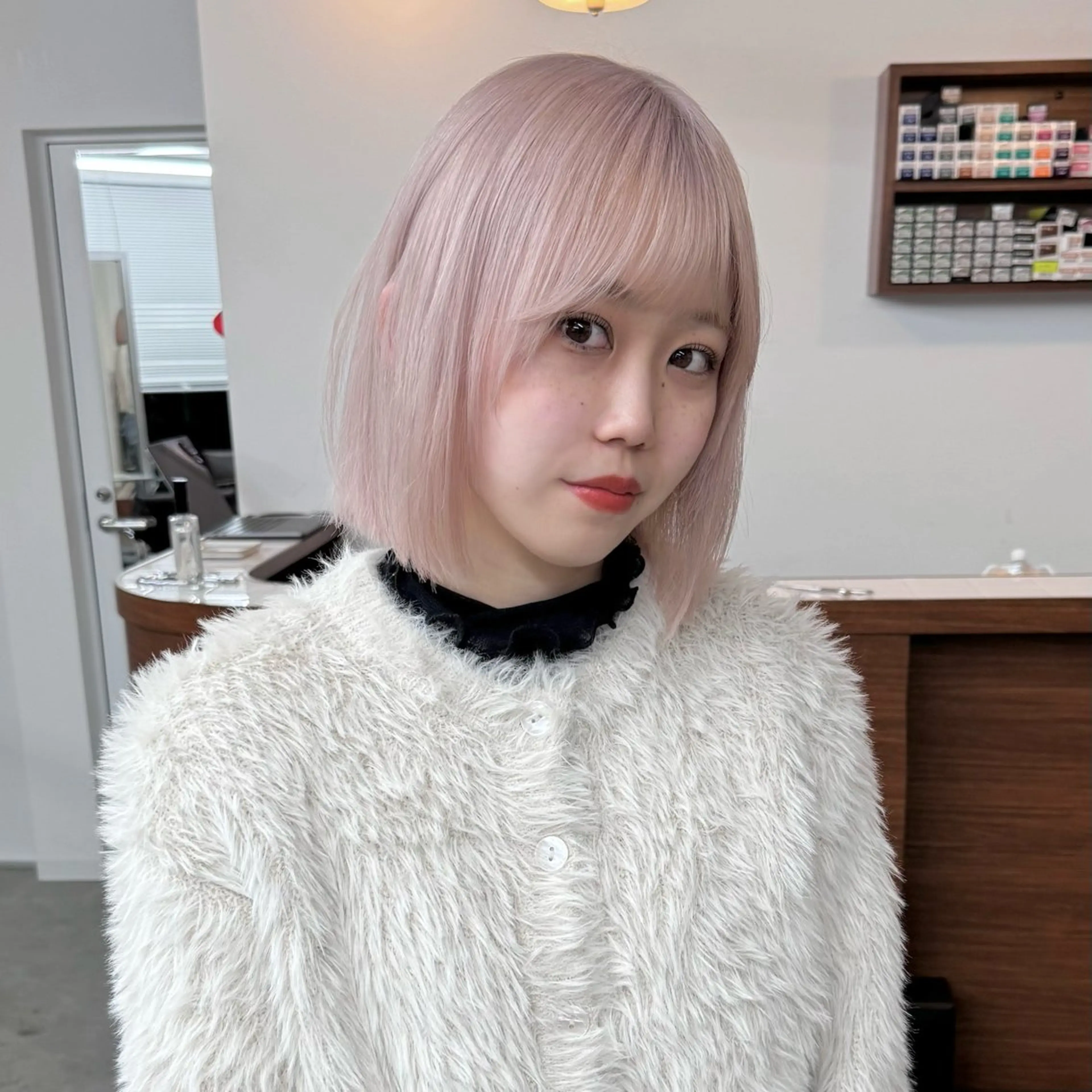 ショート カラー エクステモデル募集 💗大阪梅田/川上のヘアスタイル