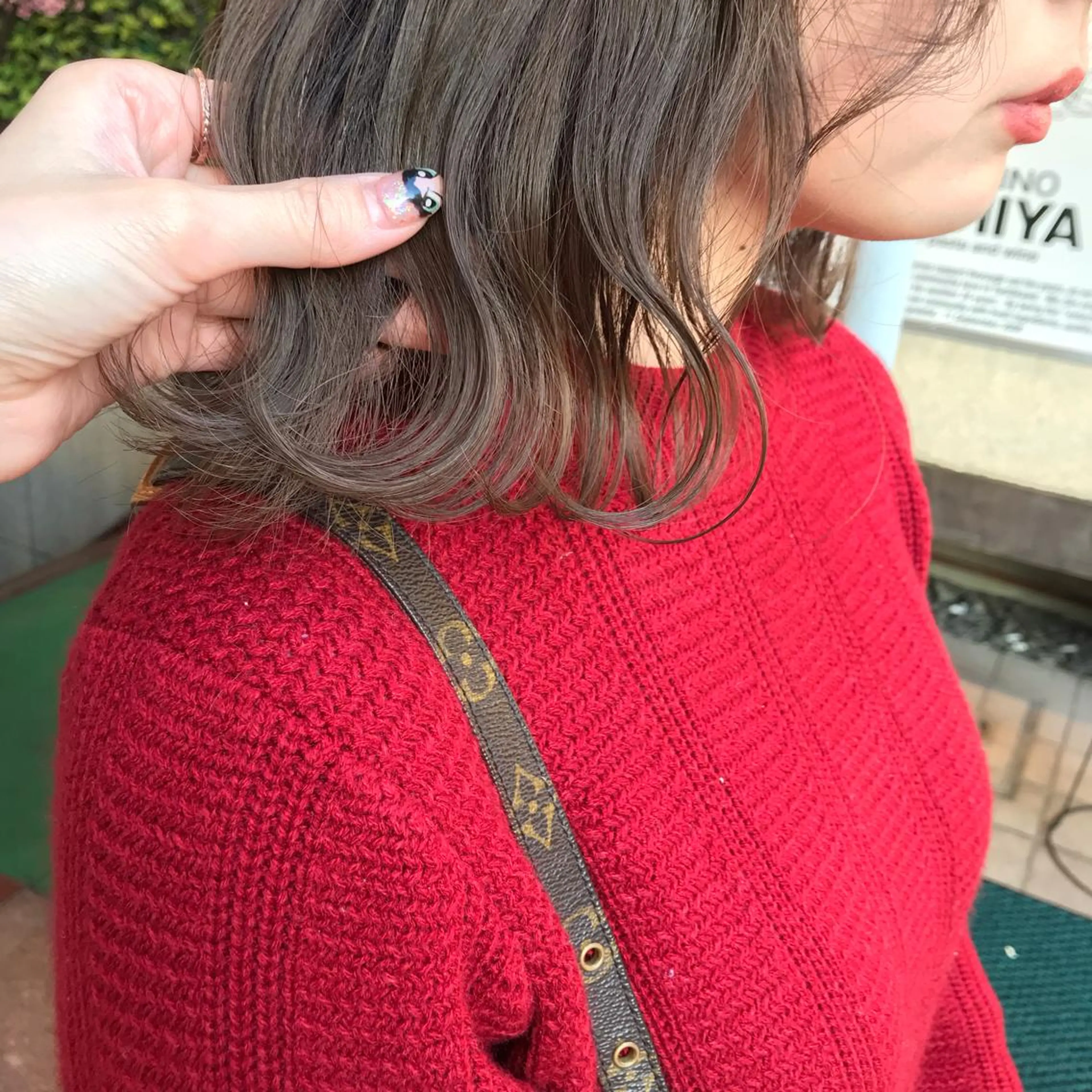 ミディアム カラー ヘアカラー 似合わせ提案サラ艶♡ 彩華のヘアスタイル