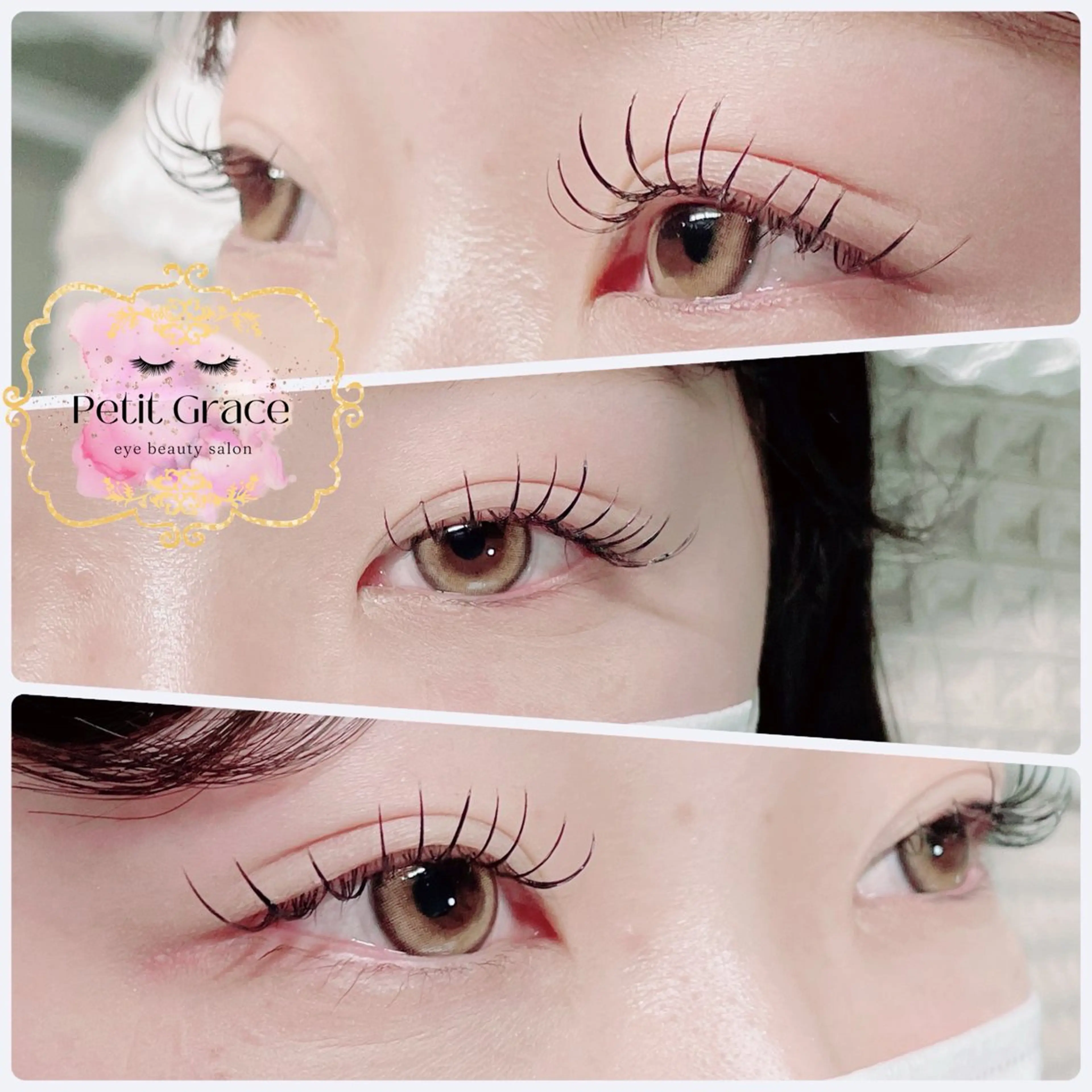 マツエク・マツパ フラットラッシュ Petit graceのマツエク・マツパデザイン