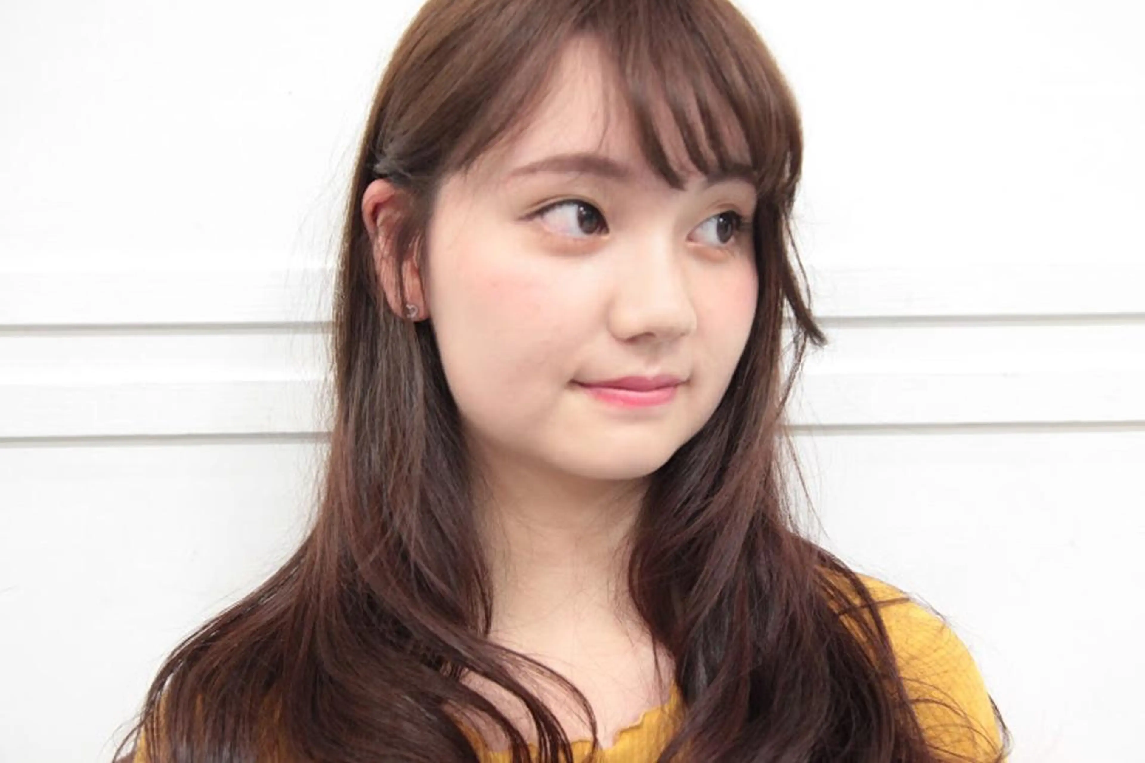 ロング カラー イルミナカラー ヘアカラー トリートメント 髪質改善/縮毛矯正 /ブリーチ矯正/岡部のヘアスタイル