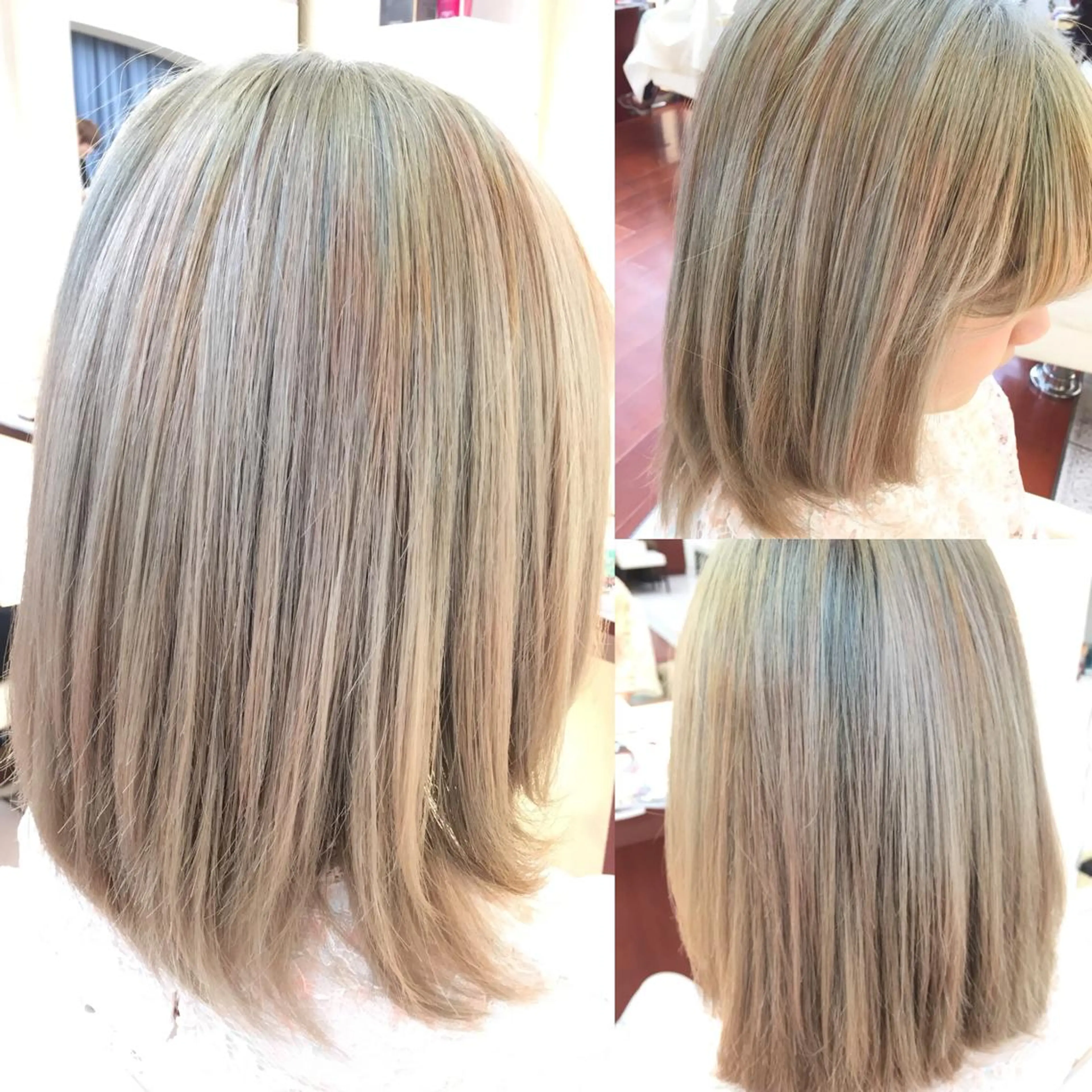 ミディアム カラー カット ヘアカラー トリートメント 【髮質改善特化】 lic吉祥寺のヘアスタイル