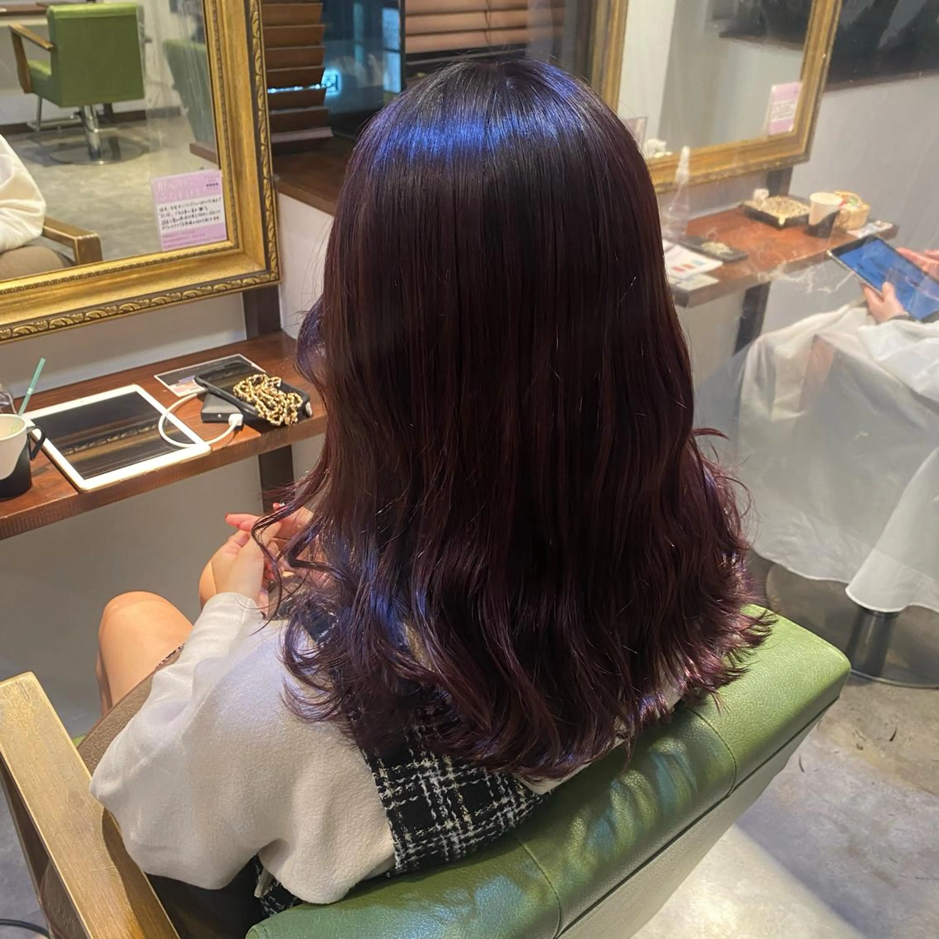 セミロング カラー カット ヘアカラー トリートメント 🫧透明感カラー 🫧 ジルバ清水南海のヘアスタイル