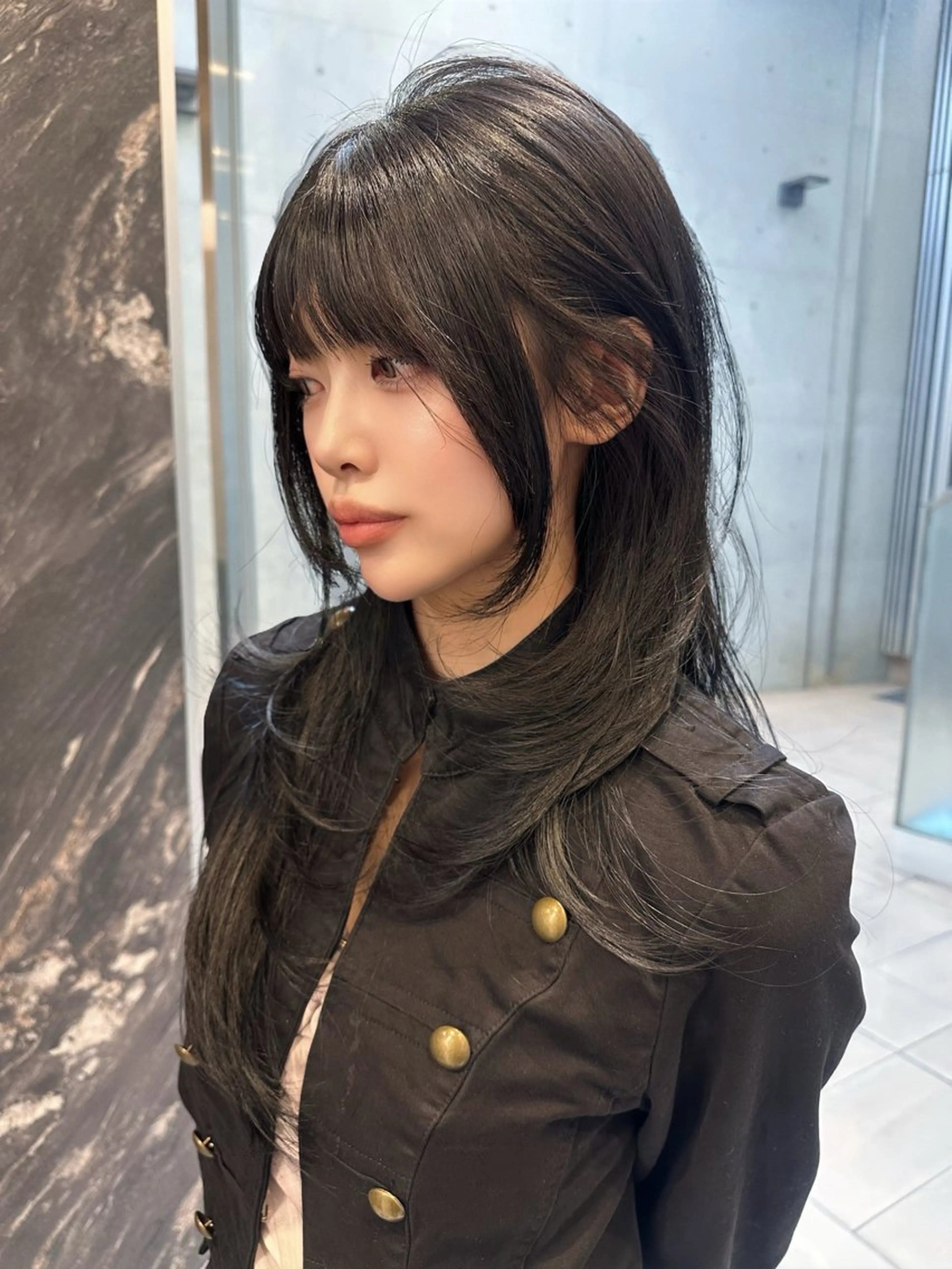 ロング カット RiA/レイヤーカッ ト/ハッシュカットのヘアスタイル