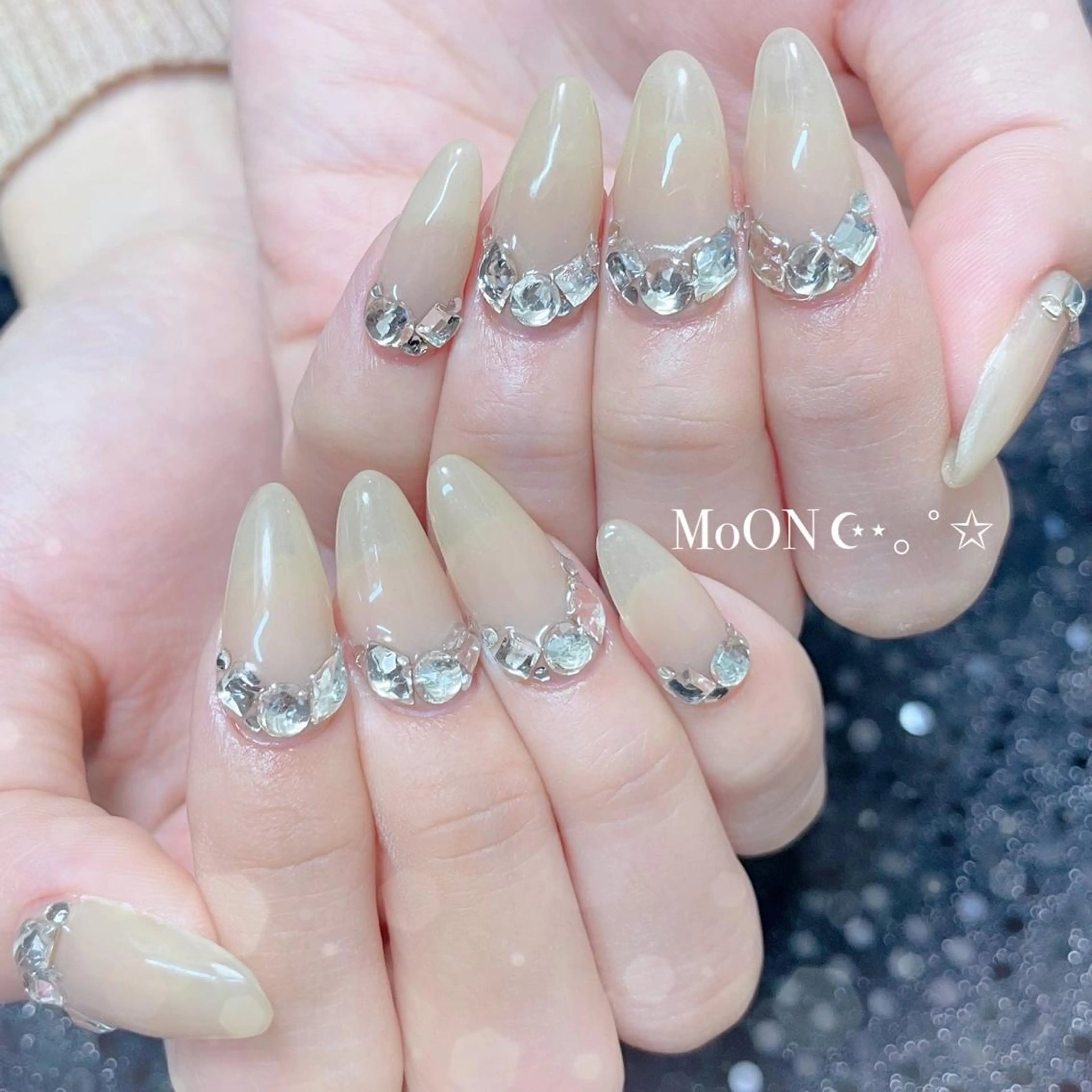 ネイル ハンドネイル ハンドケア MoON...❤︎ MeGuのネイルデザイン