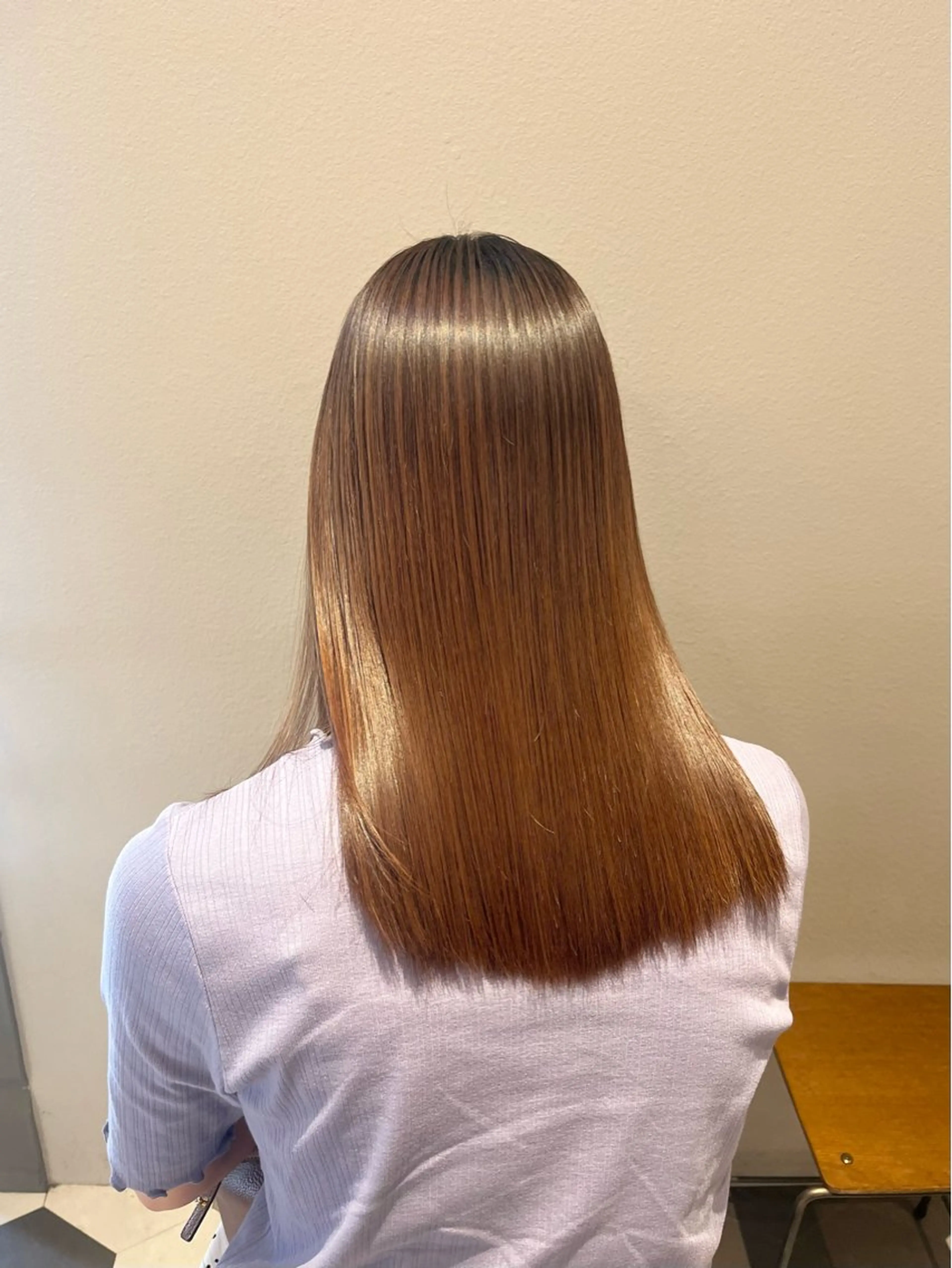 縮毛矯正 顔周り/ガーリー /ヘアメ/あつはのヘアスタイル