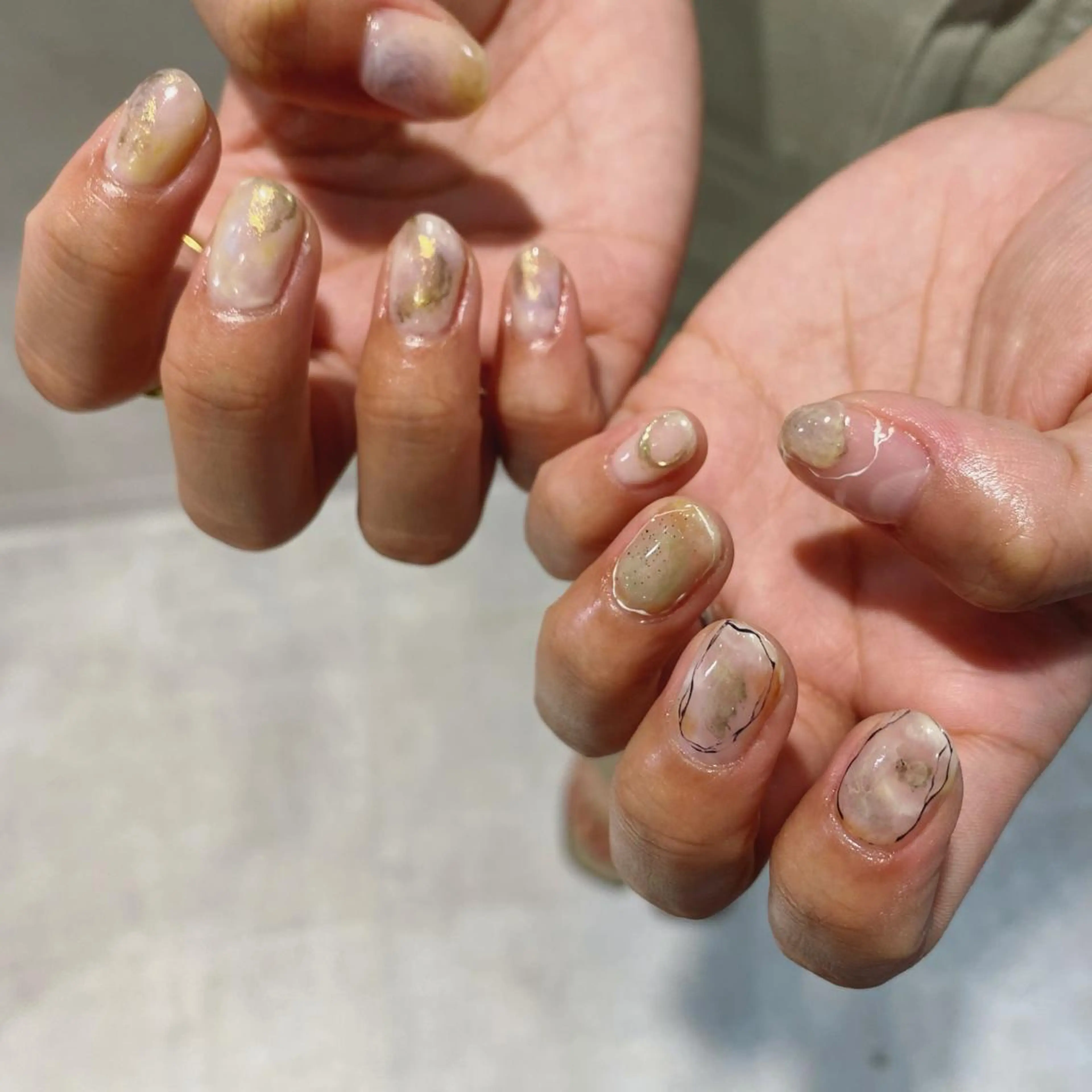 ネイル ニュアンスネイル mimin. by felimoのネイルデザイン