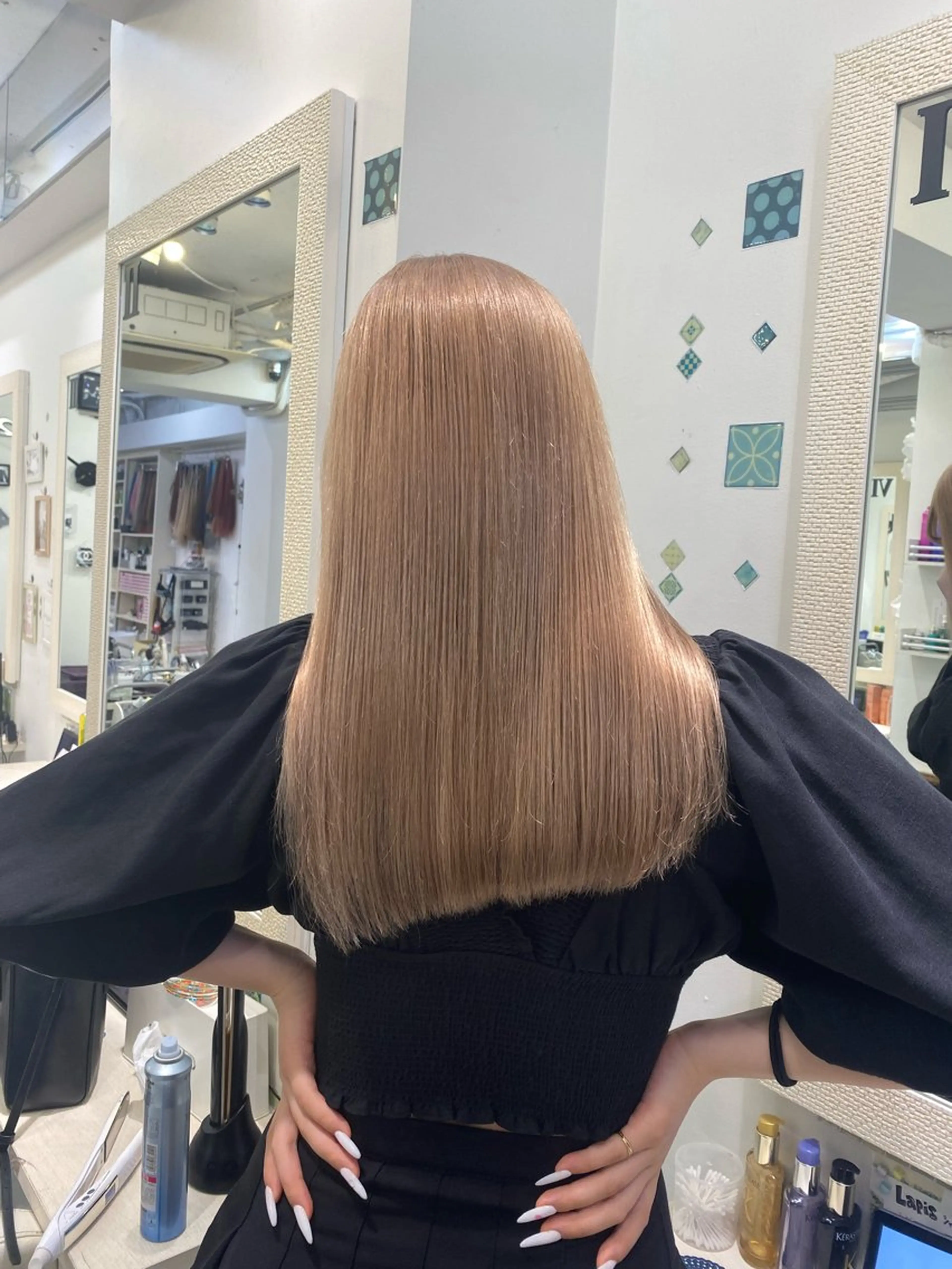 ロング EGO所属・ブリーチカラー💖 rukaのヘアスタイル