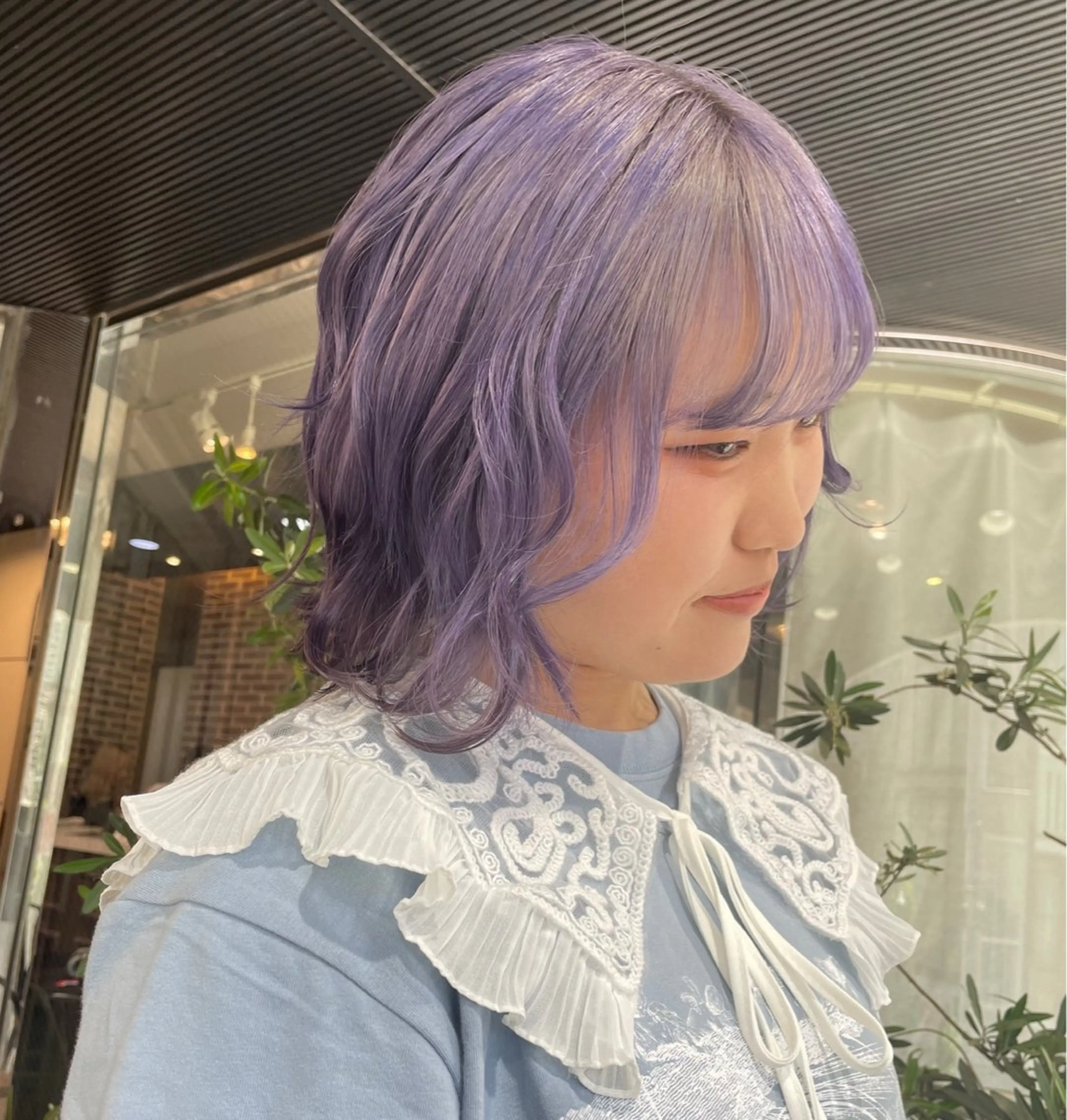 ショート カラー ‪るか/‪透明感 カラー/アレンジのヘアスタイル