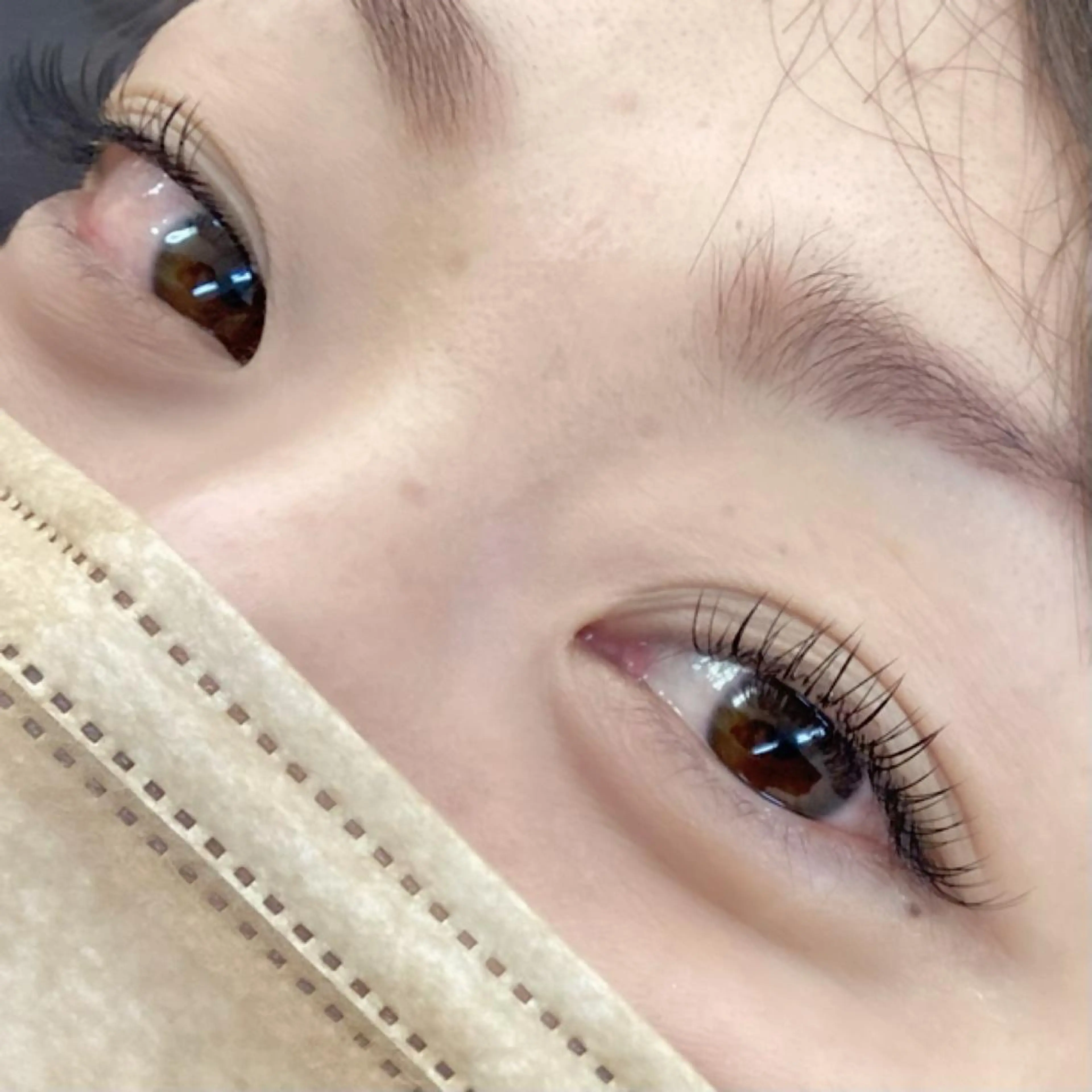 マツエク・マツパ フラットラッシュ 笠原 美里のマツエク・マツパデザイン