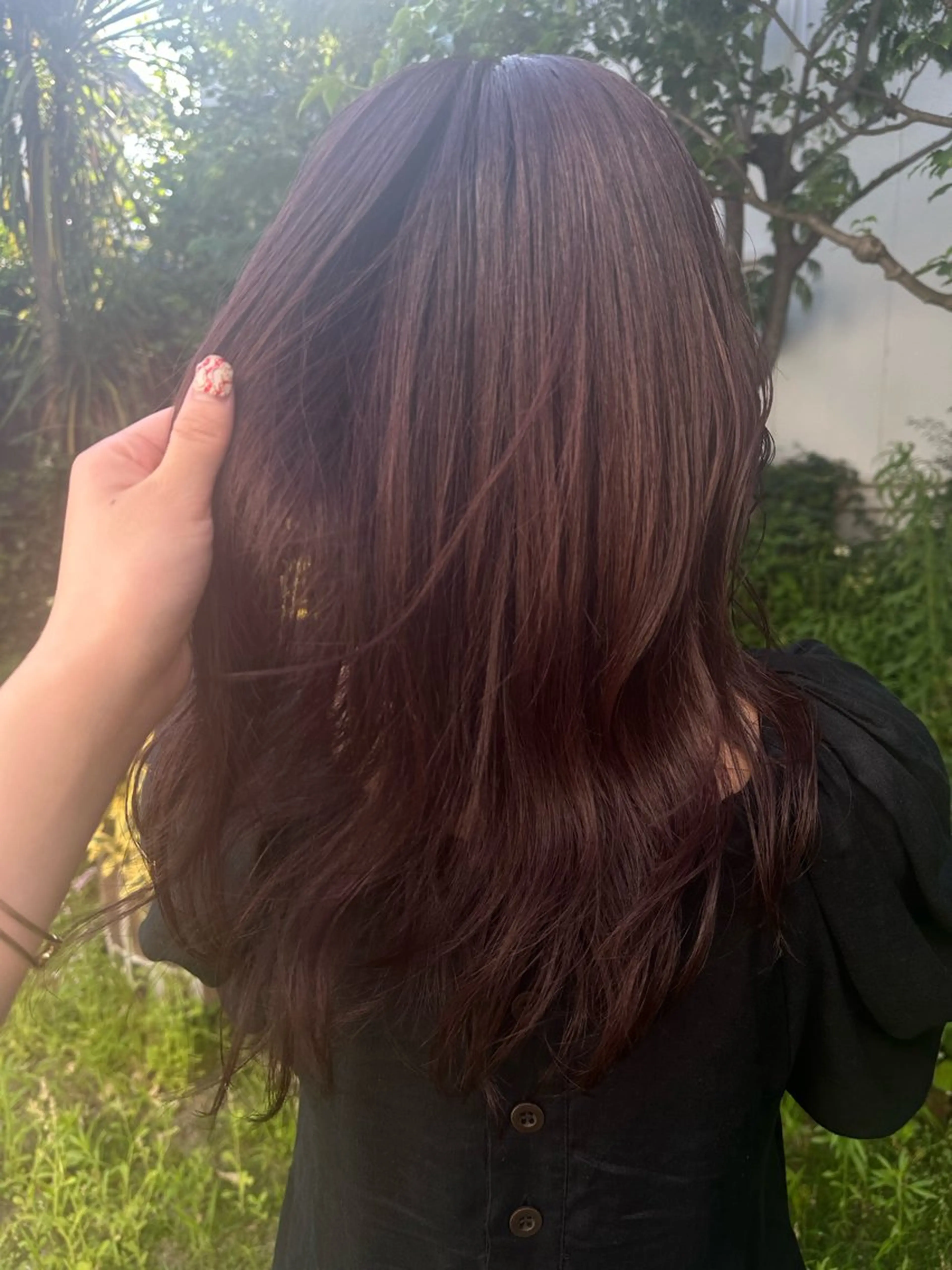 セミロング カラー ヘアカラー Plaatje 百桜のヘアスタイル