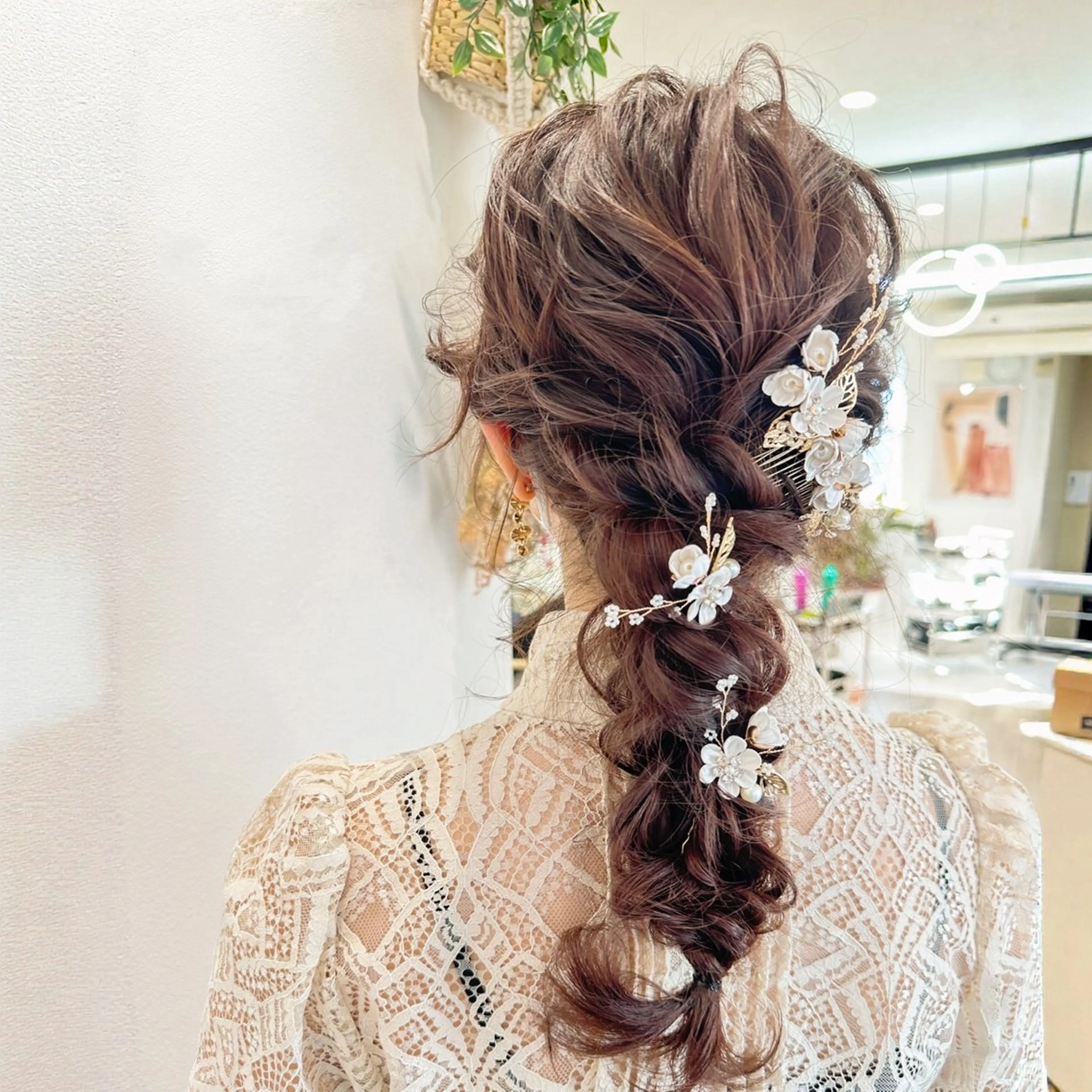 ロング ヘアアレンジ 結婚式・ブライダル 似合わせカット ヘアセット 服部　翔太/ 似合わせカットカラーのヘアスタイル