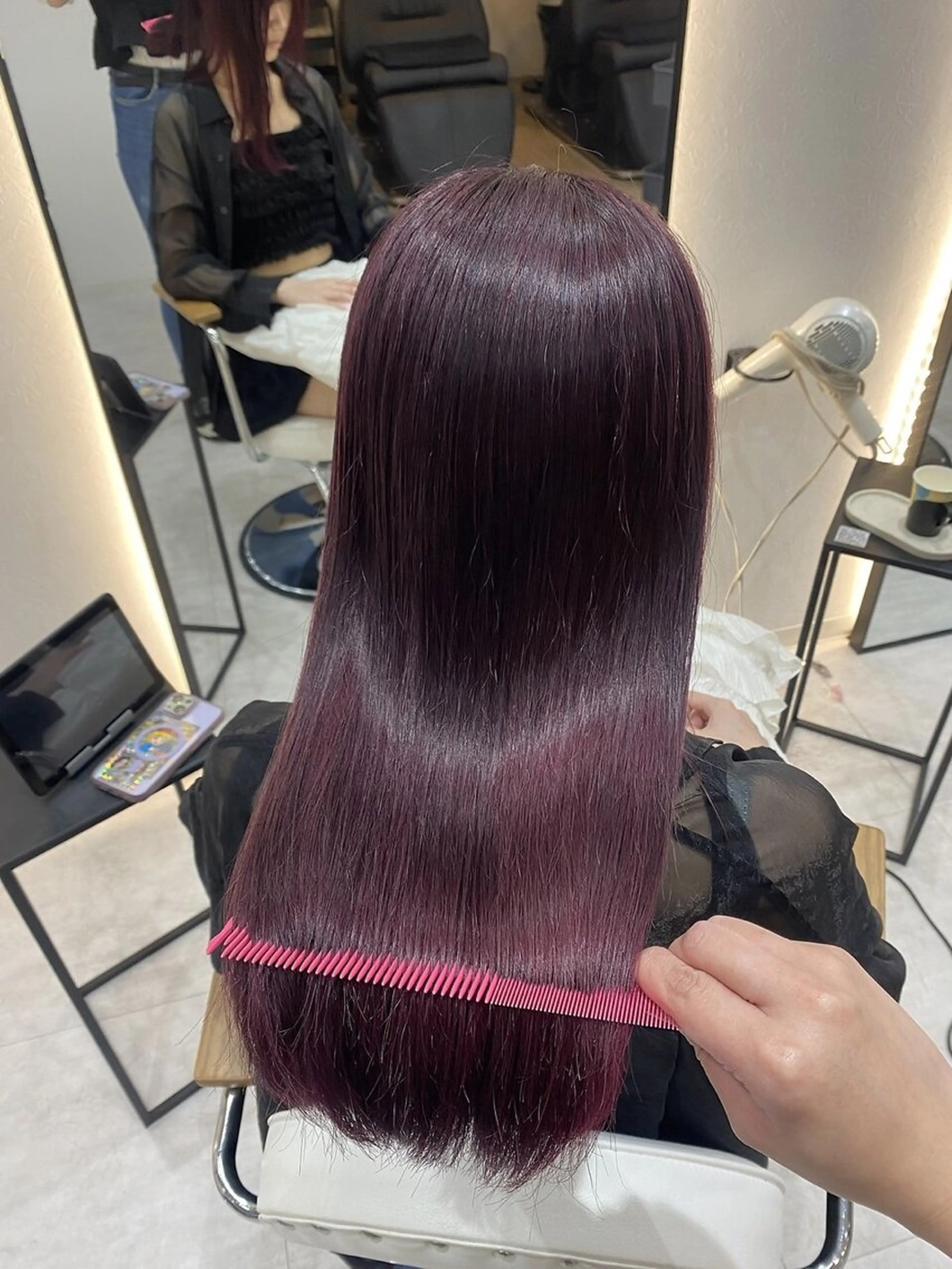 ロング カット ヘアカラー 髪質改善/艶カラー 🎀レイヤーカットのヘアスタイル