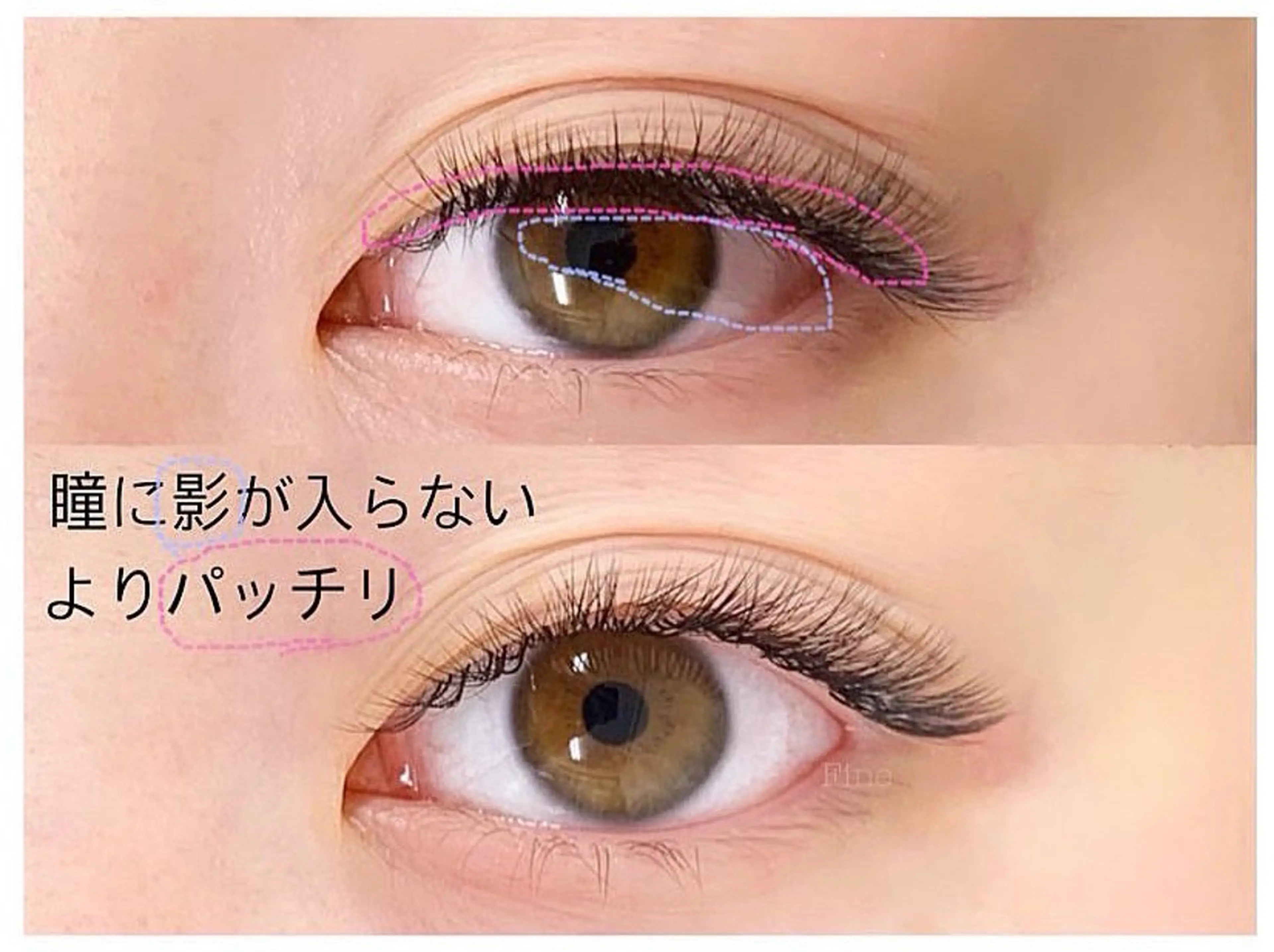 マツエク・マツパ Fine eyelas/eyebrow所属・Fine スタッフのマツエク・マツパデザイン
