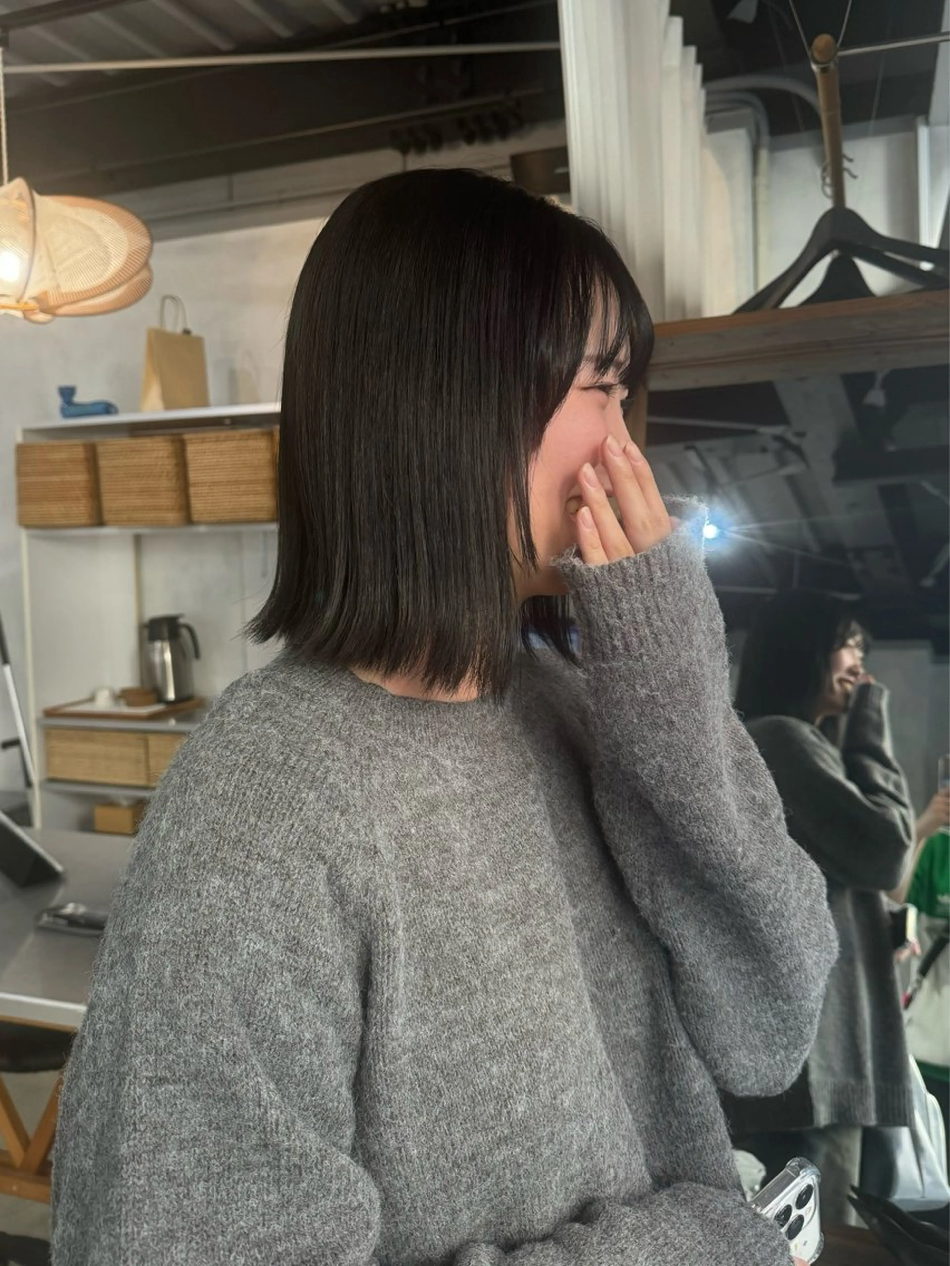 ショート カラー 薮 夏帆のヘアスタイル