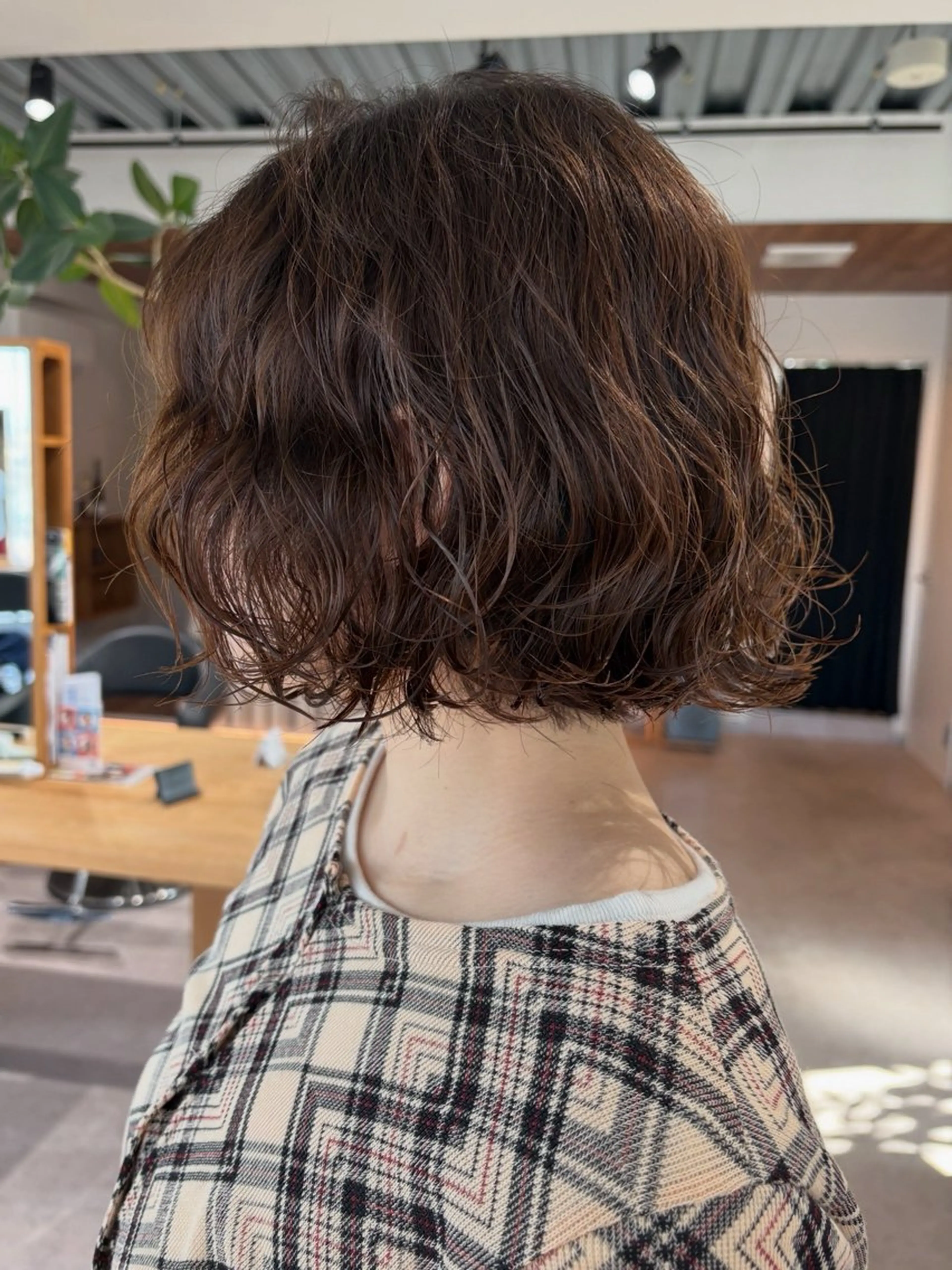 ミディアム パーマ ミディアムパーマ くせ毛 カット パーマ iroha/ n.w.h🎀のヘアスタイル