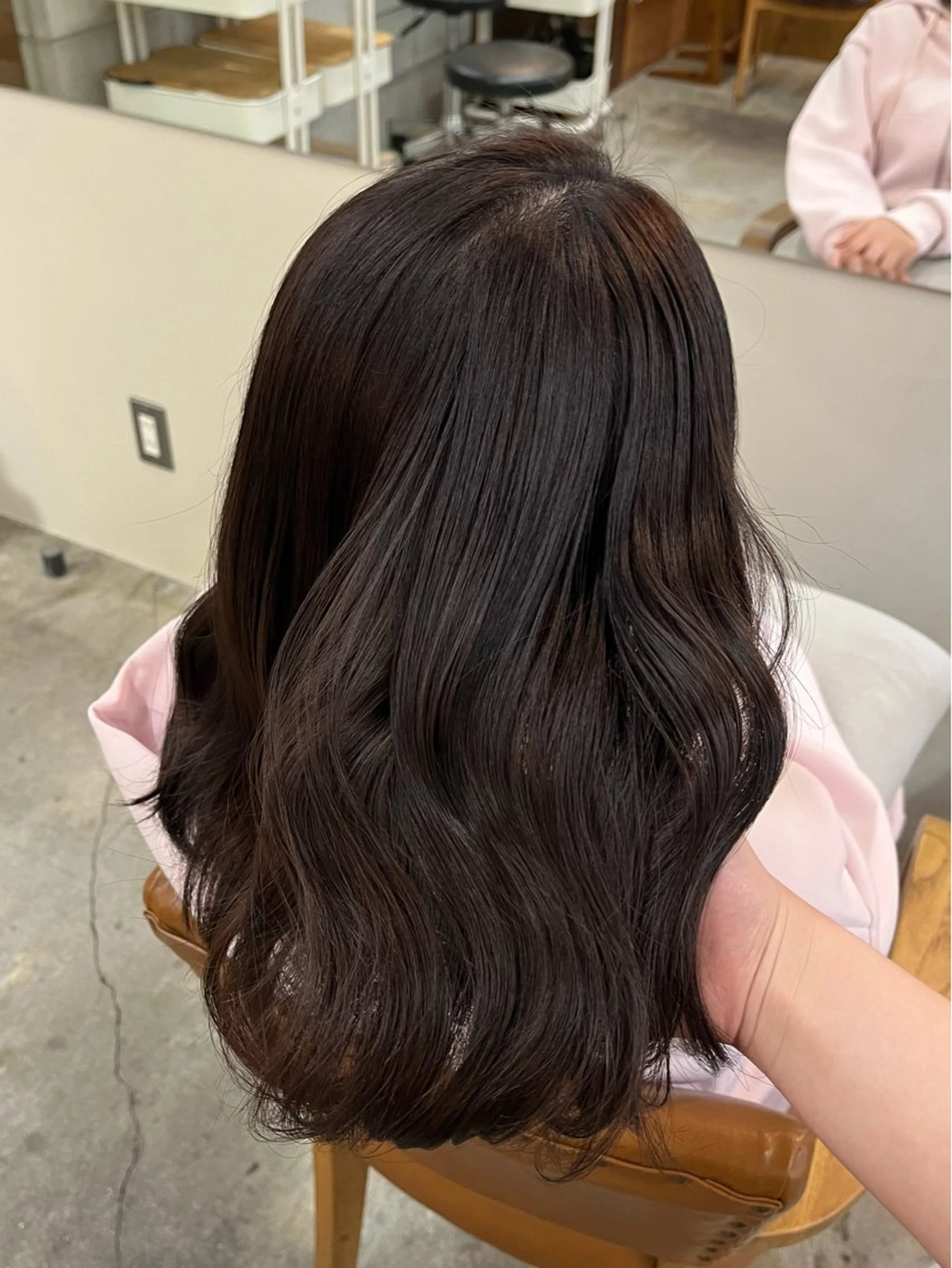 ミディアム カラー ヘアカラー トリートメント 🌼花屋併設🌼 木下奈々望のヘアスタイル