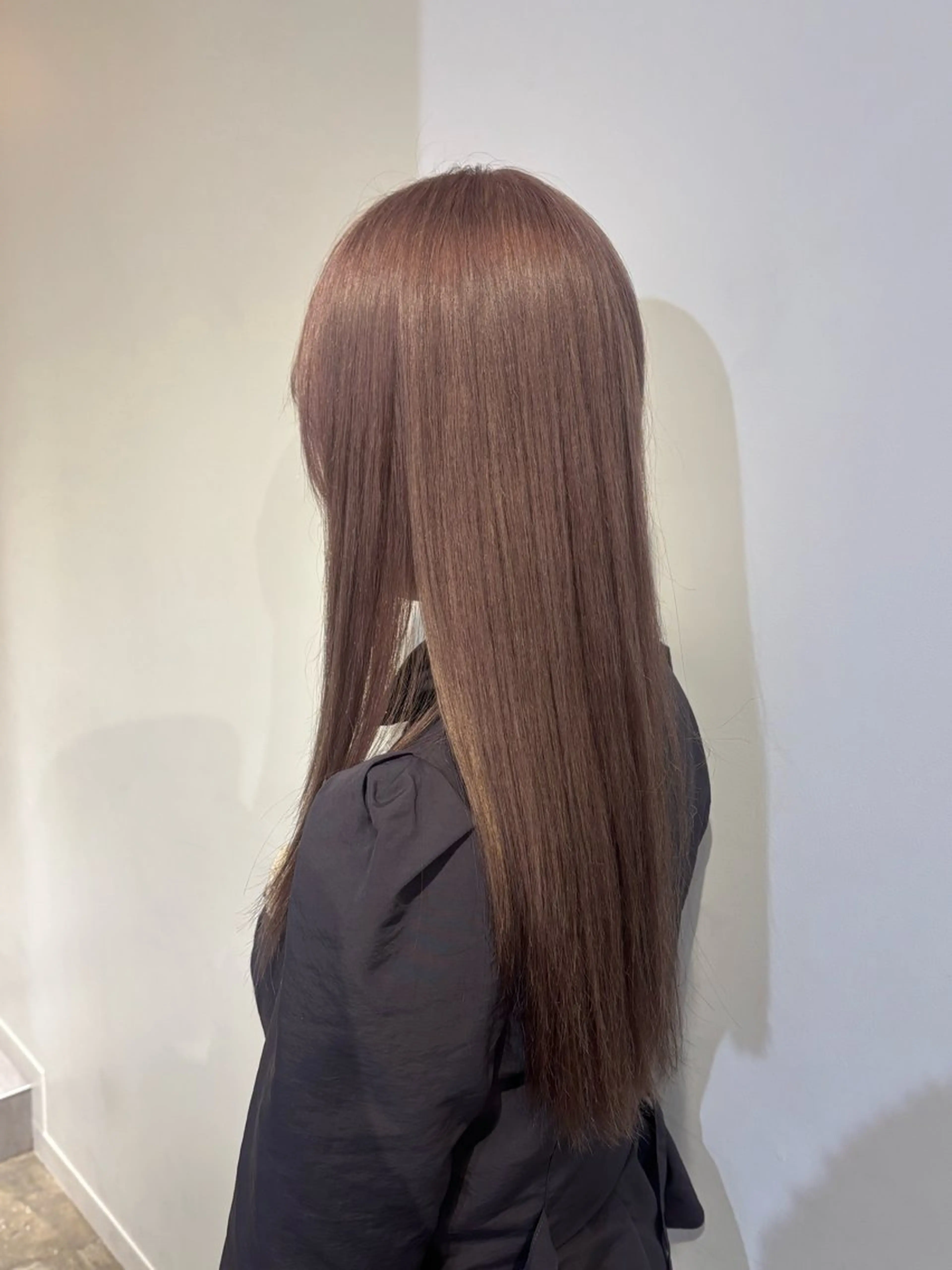 ロング ヘアカラー 山本 あのんのヘアスタイル