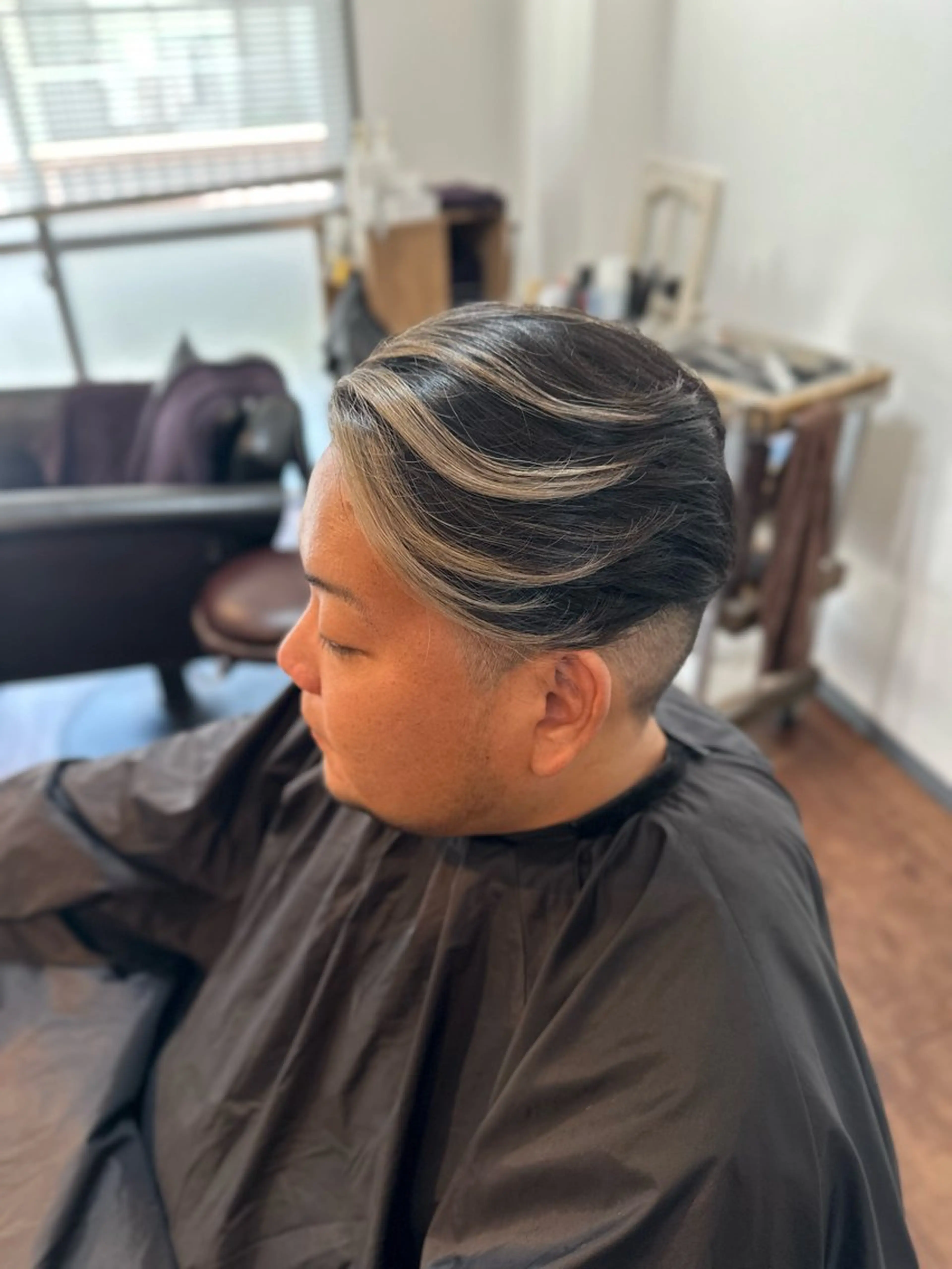 ミディアム カラー ミストバング フェイスフレーミング カット ヘアカラー Luzir⭐︎ GEN⭐︎のヘアスタイル
