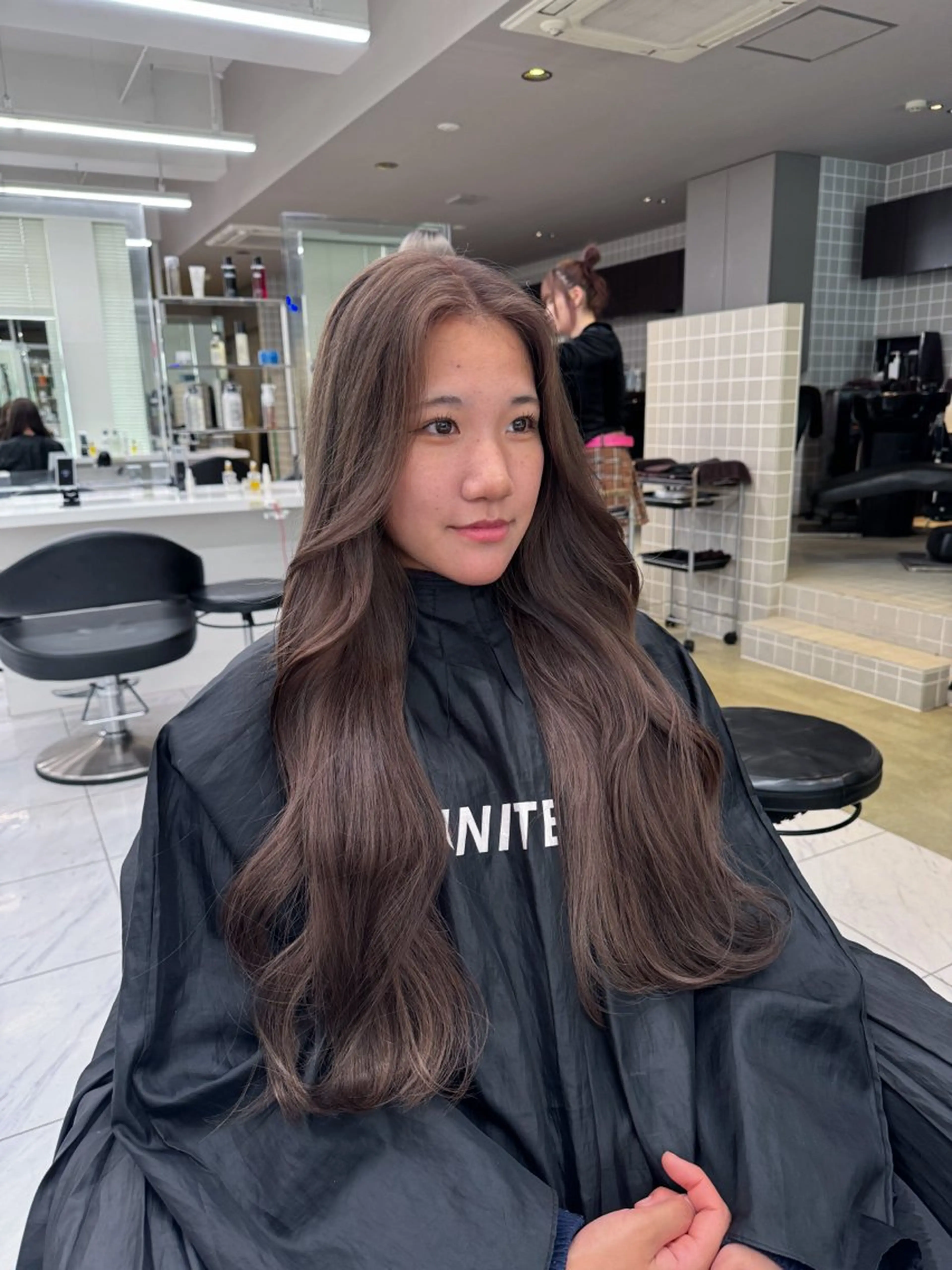 ロング カラー ヘアアレンジ Over hair_ misakiのヘアスタイル