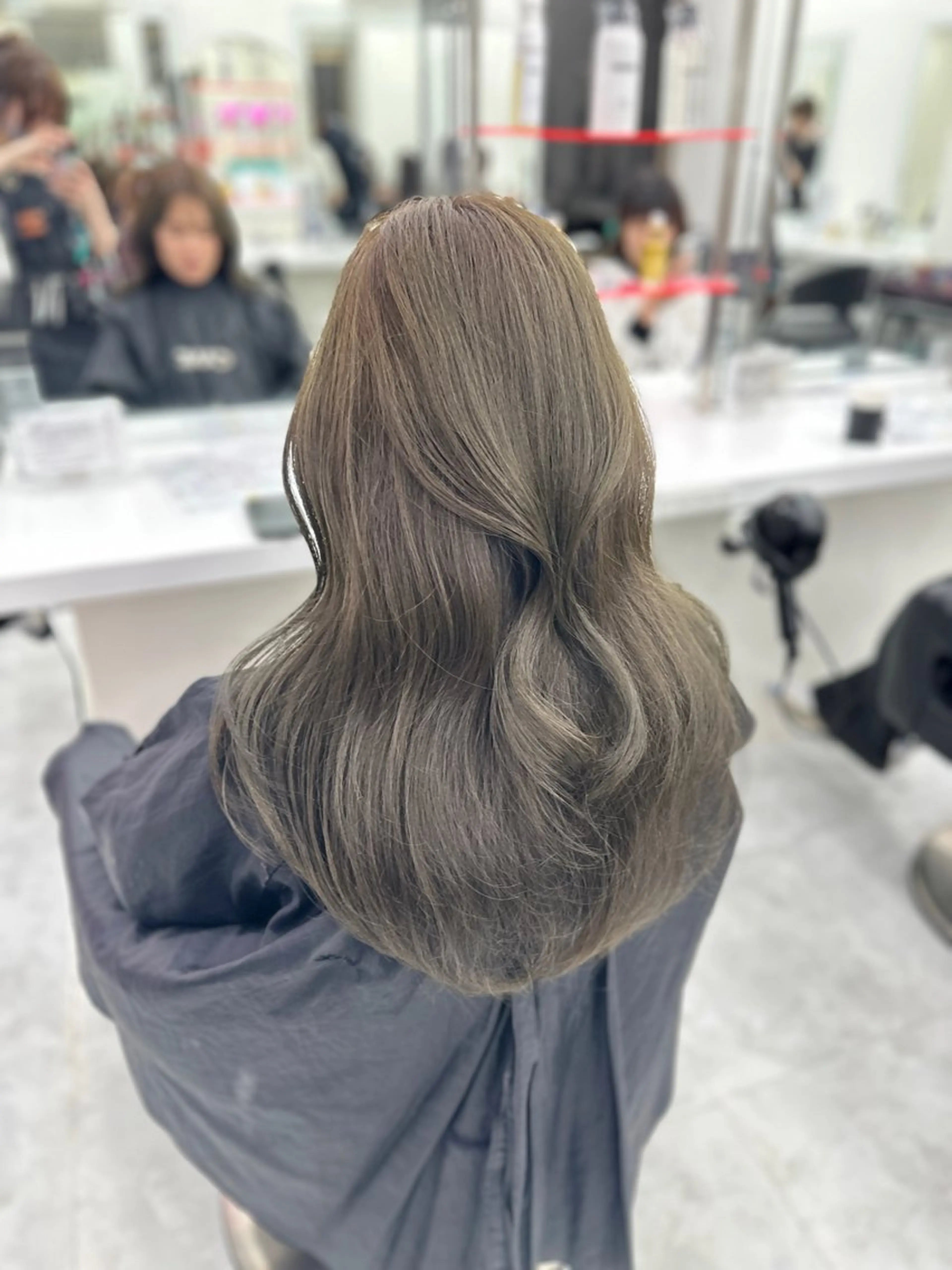 ロング カラー パーマ ヘアアレンジ メンズ キッズ ♥️韓国ヘア レイヤー♥️ゆりのヘアスタイル