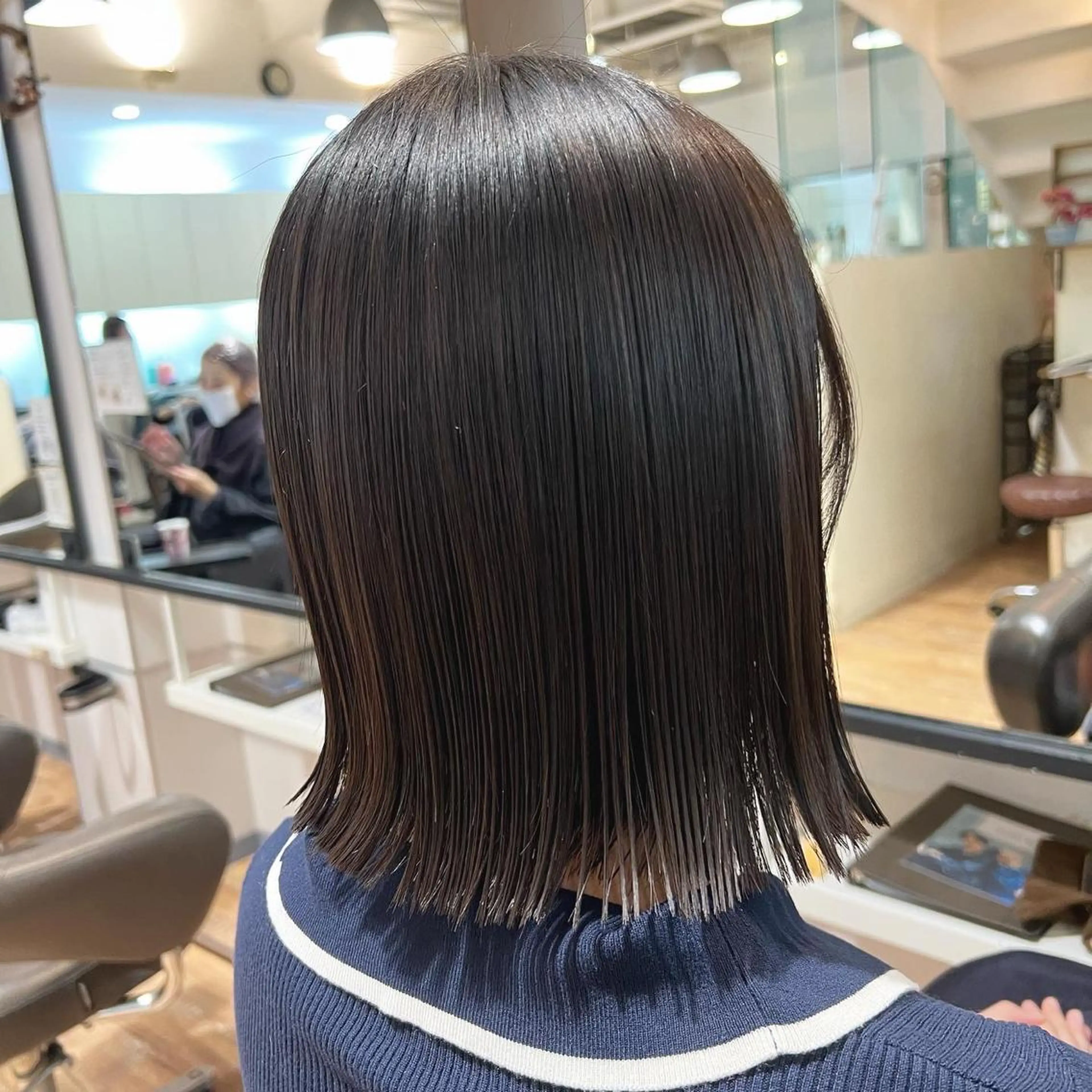 ミディアム ボブ カット インナーカラー♡ Nanakoのヘアスタイル