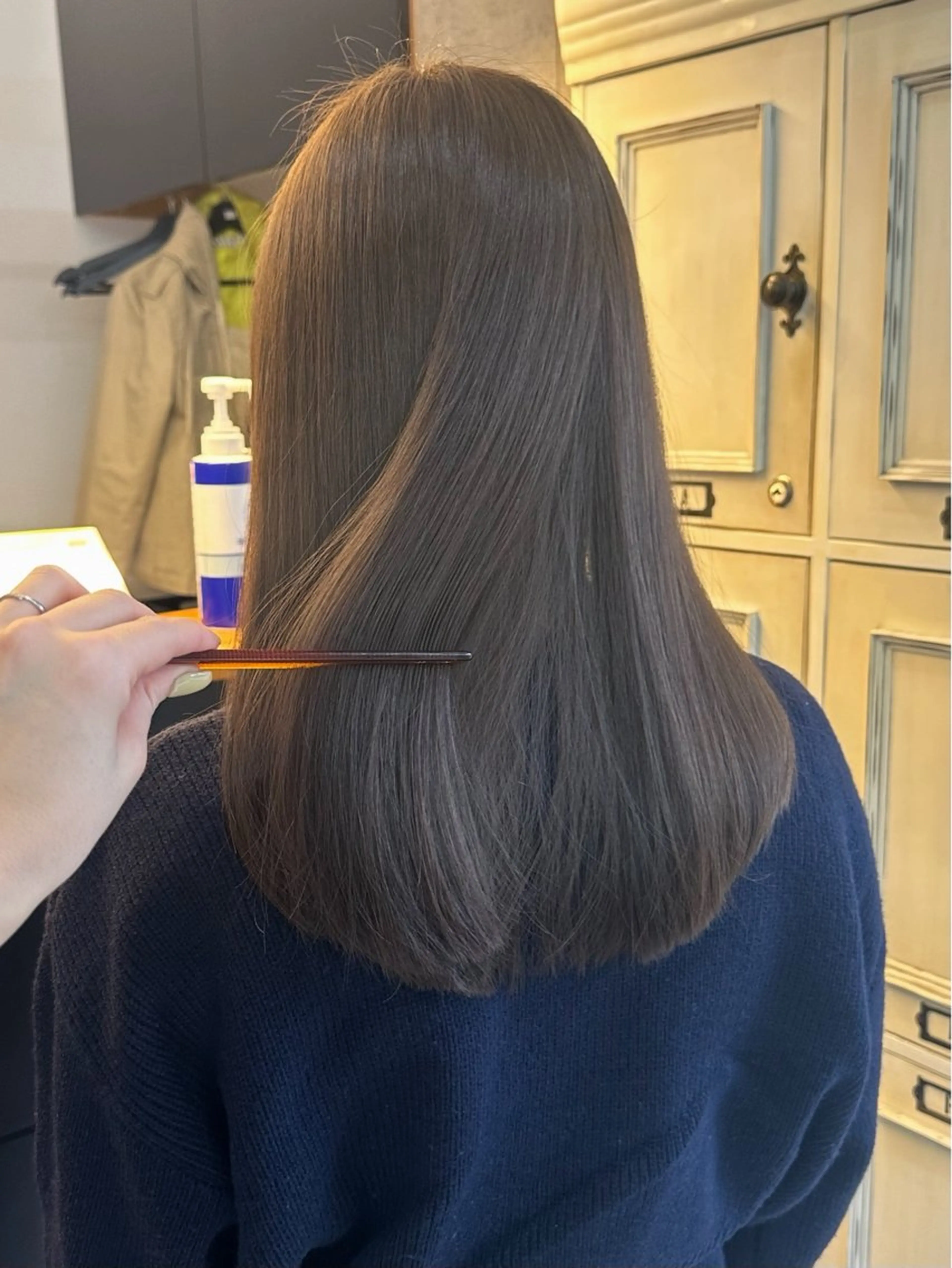 ロング カラー ヘアカラー トリートメント GiseL博多 HiROEのヘアスタイル