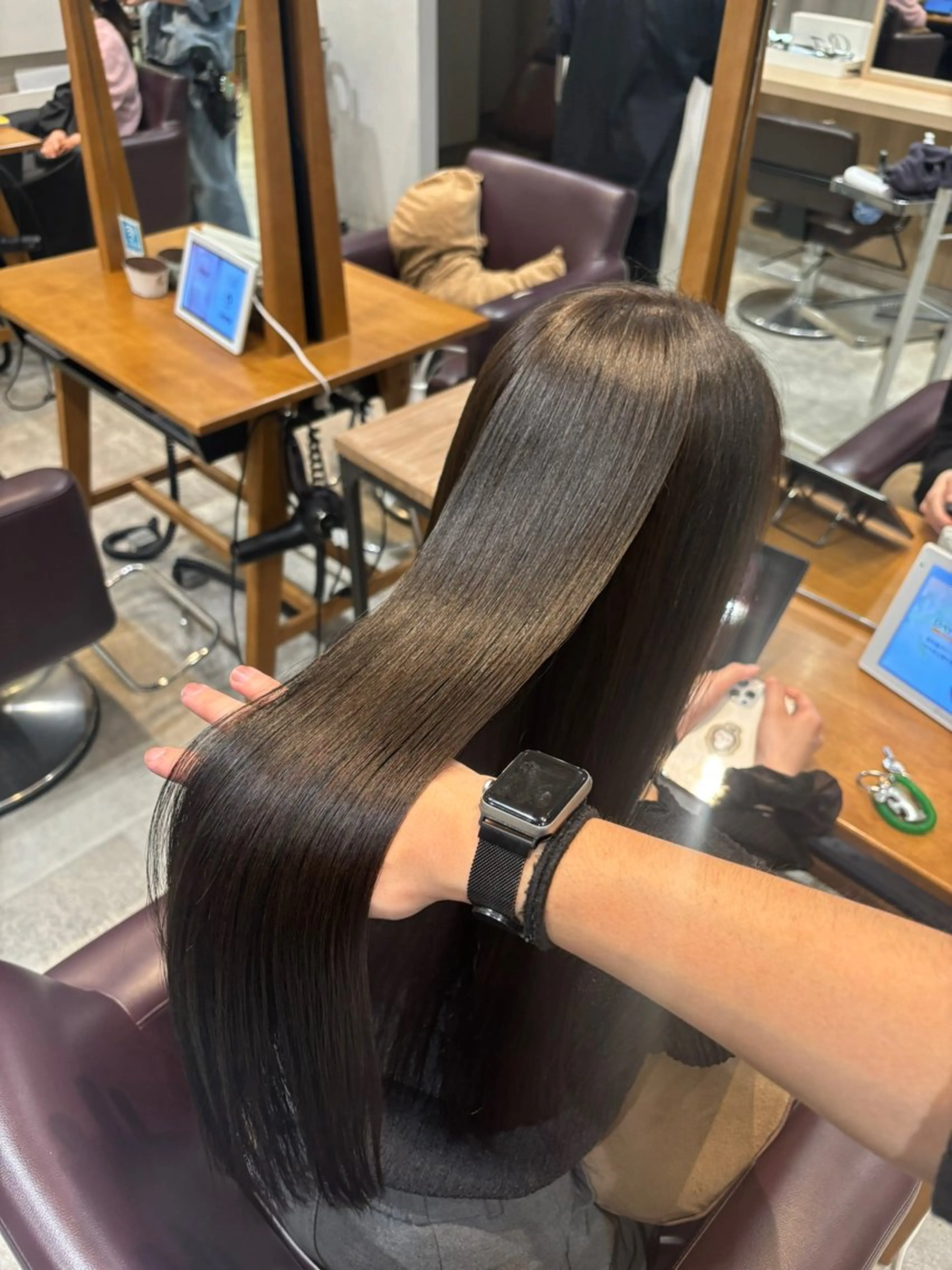 ロング カラー 似合わせカット 透明感カラー/中野のヘアスタイル