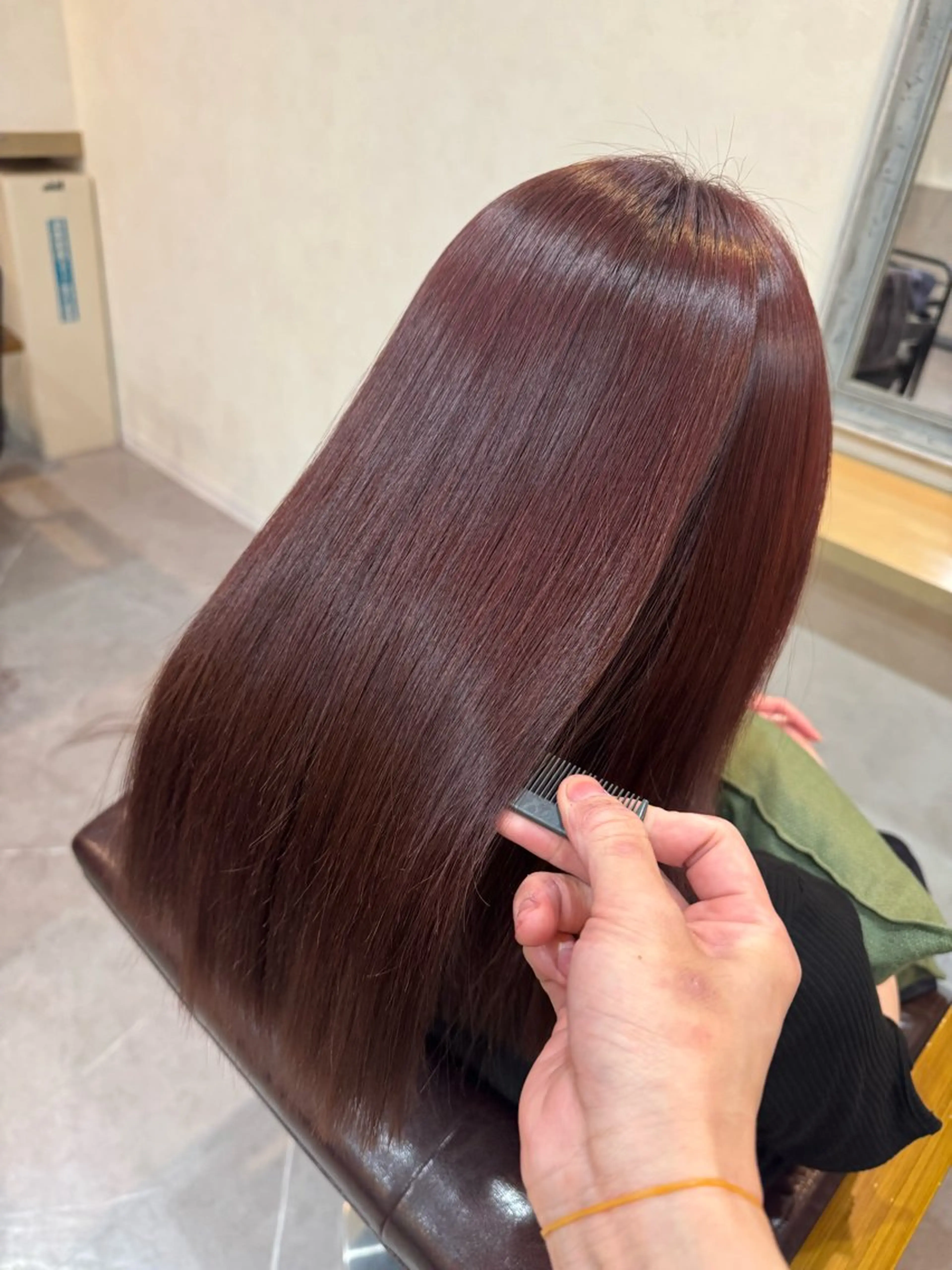 セミロング ヘアカラー 🫧髪質改善🫧/ ひじりなり🍏のヘアスタイル