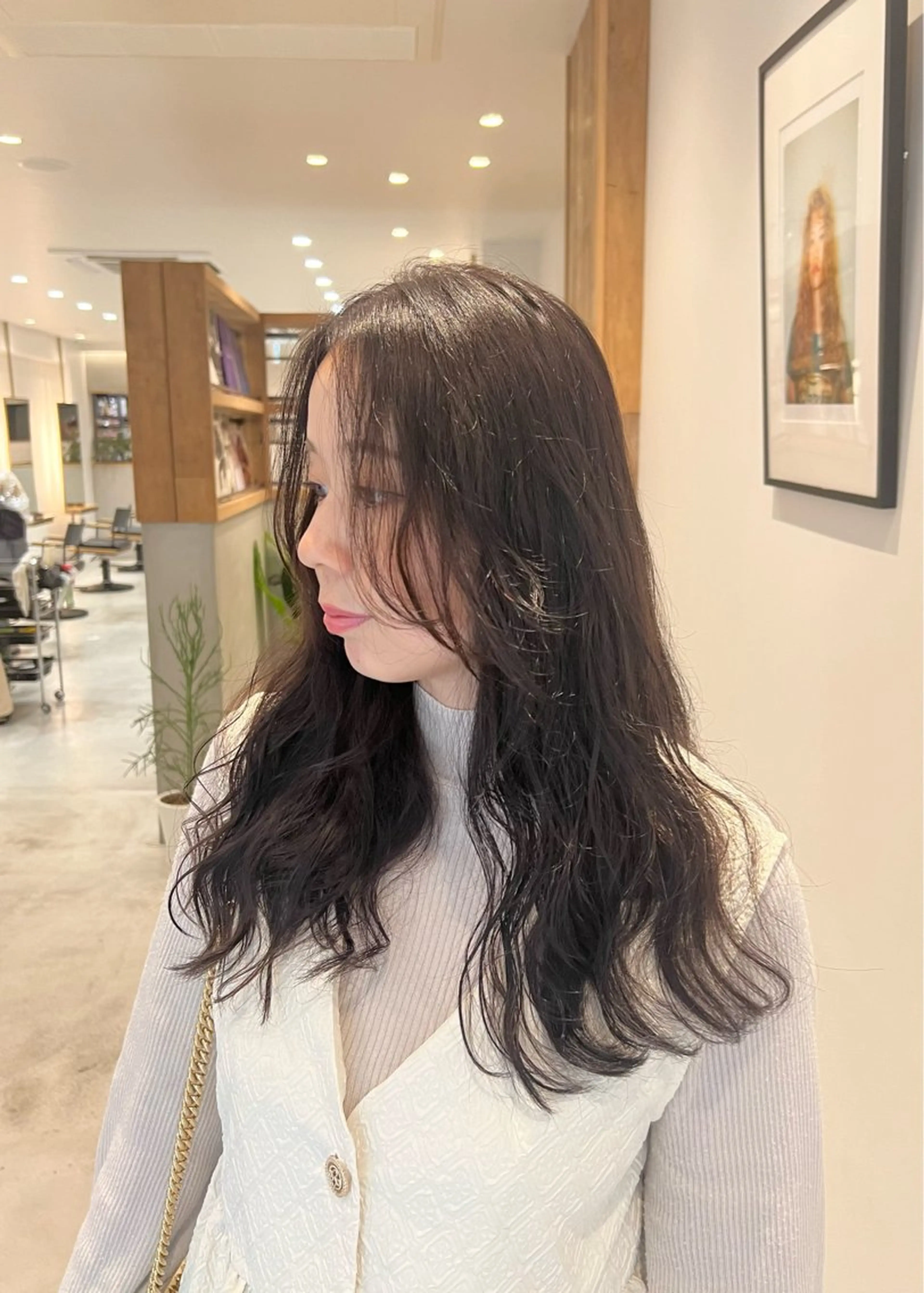 ロング カット パーマ パーマ/名古屋パーマ / コデラ ナナホのヘアスタイル