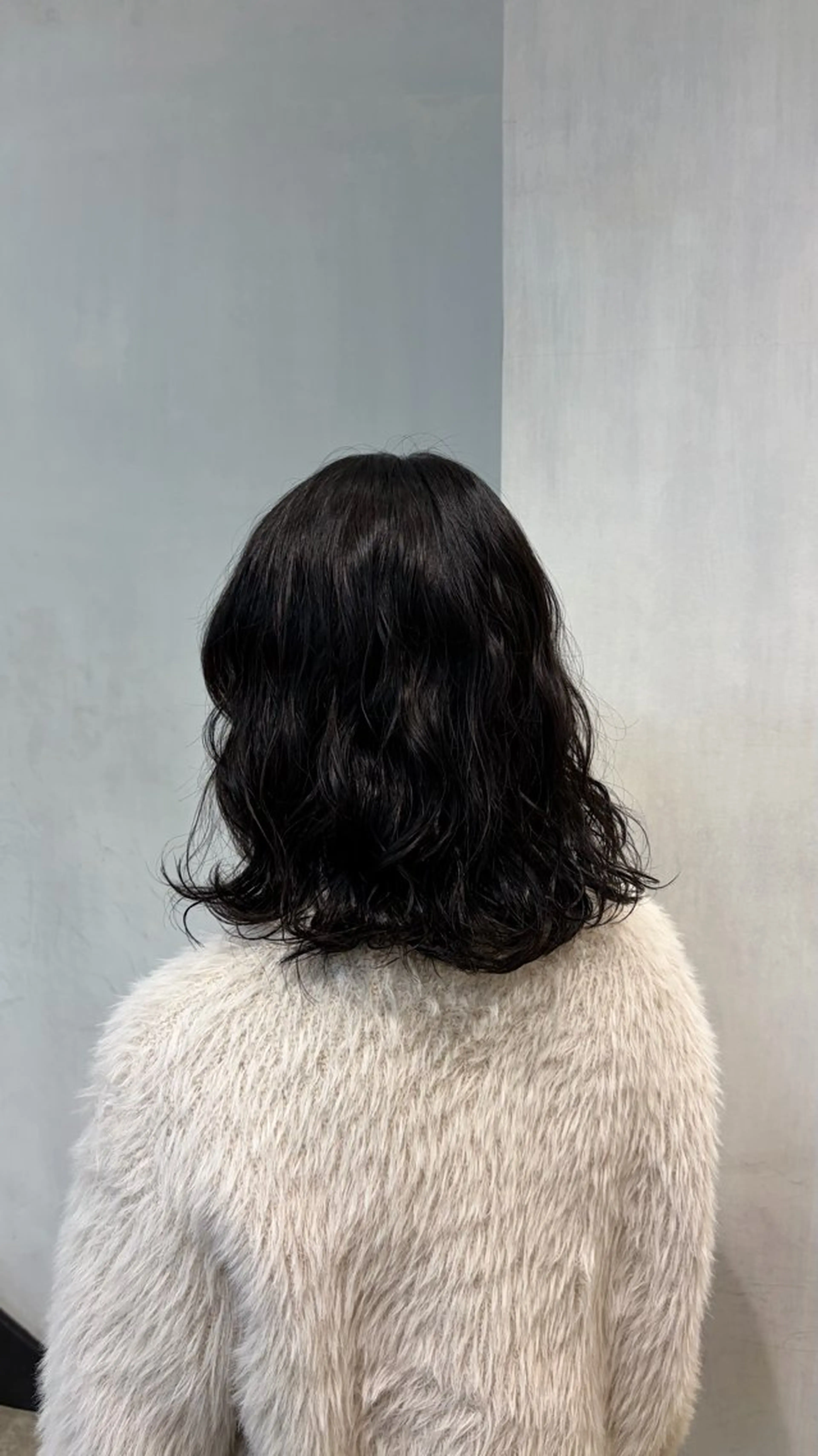 ミディアム パーマ 久永 香奈子のヘアスタイル