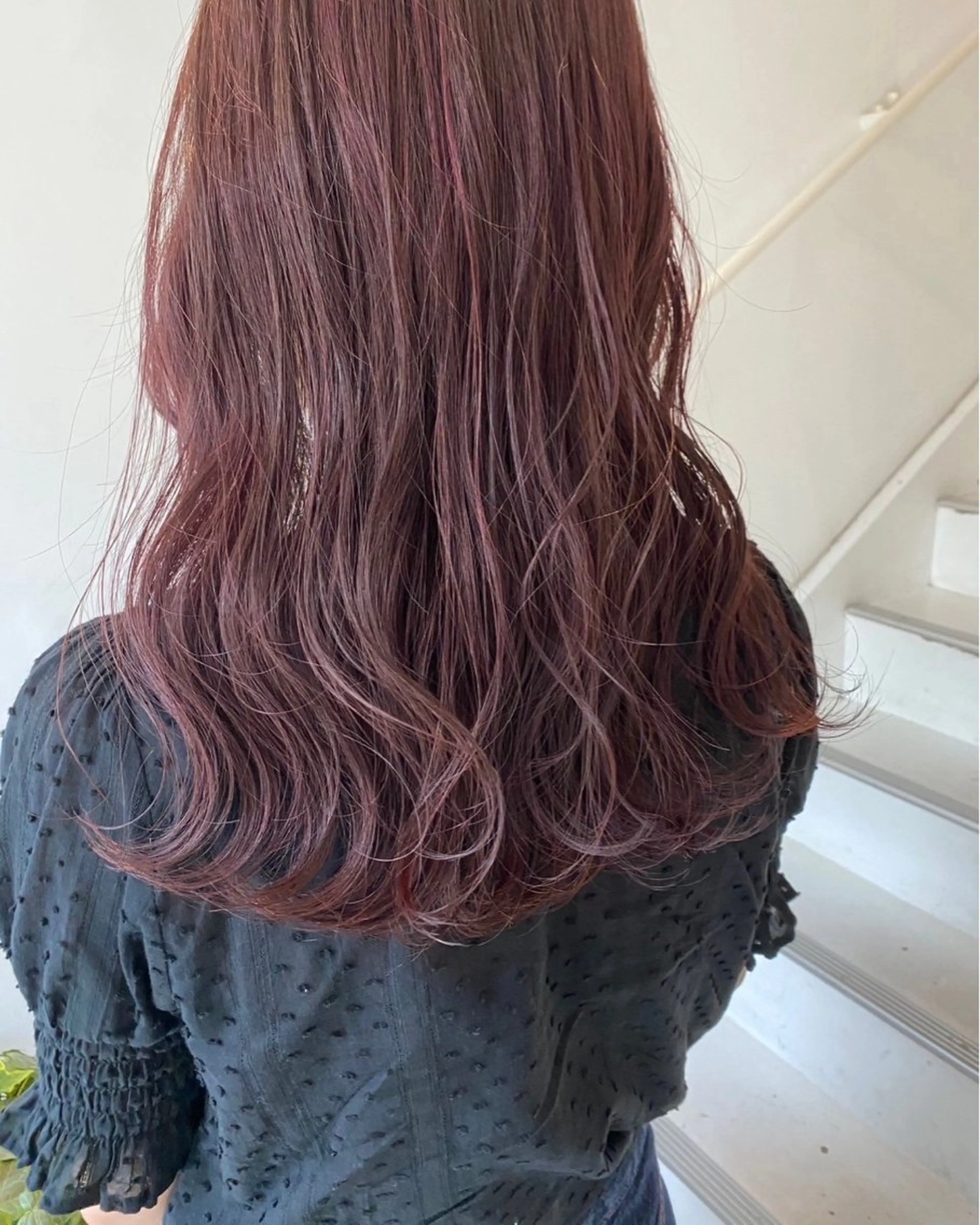 セミロング カラー げん/梅田美容室 中崎町美容室のヘアスタイル