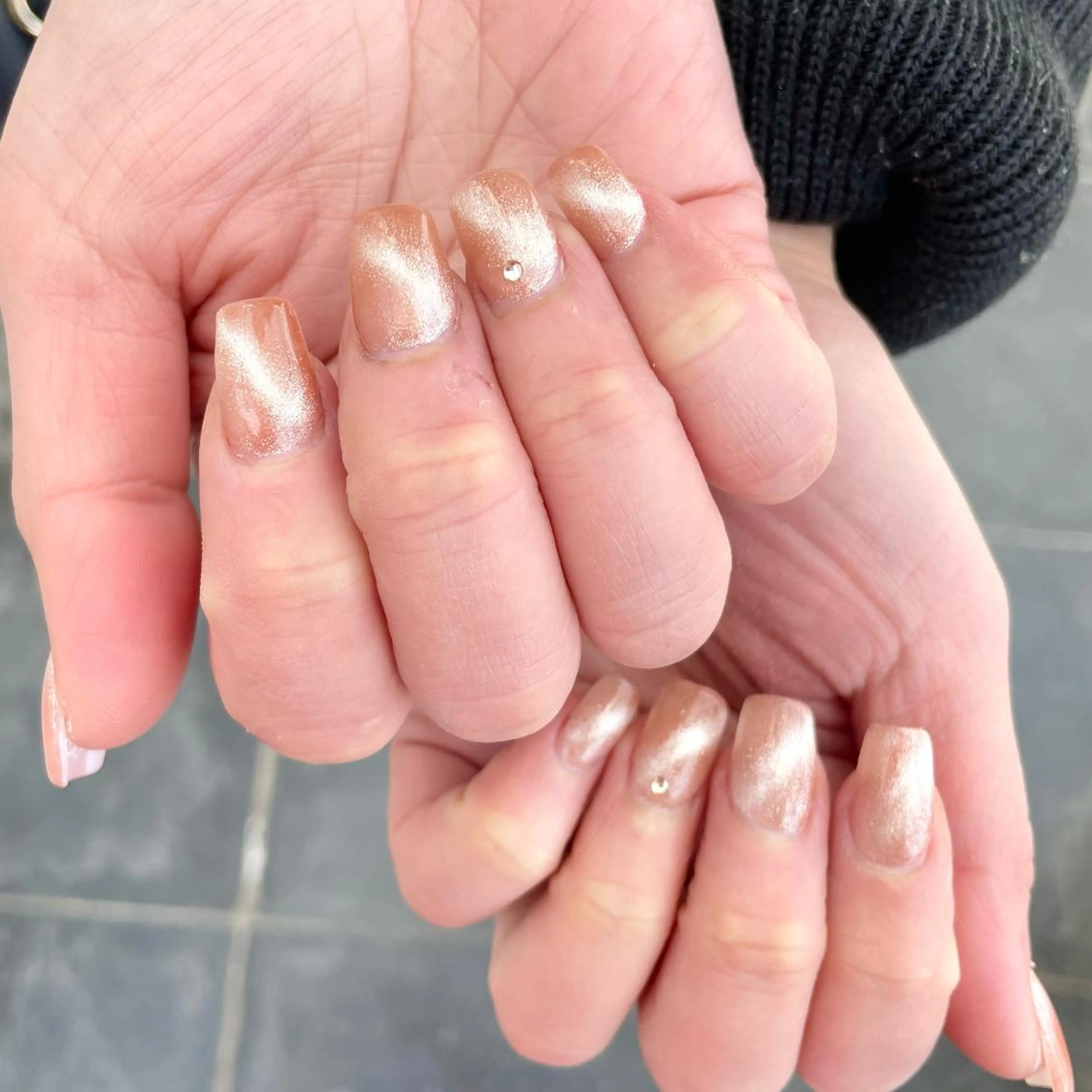 ネイル ジェルネイル マグネットネイル ハンドネイル Nail ヌシん家 AKANEのネイルデザイン