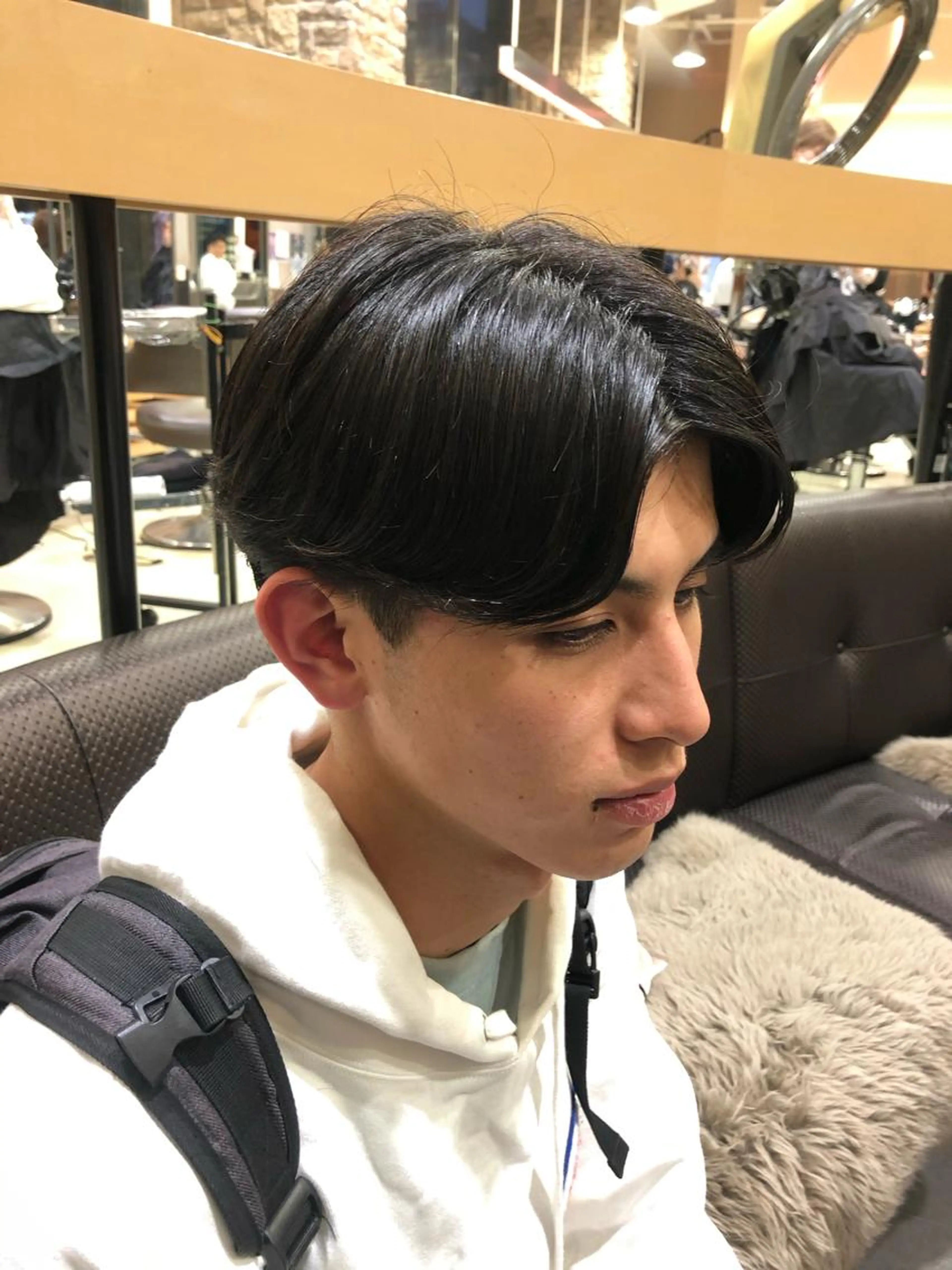 【メンズ限定】カット+毛流れパーマ『ニュアンス/フェザー』の写真