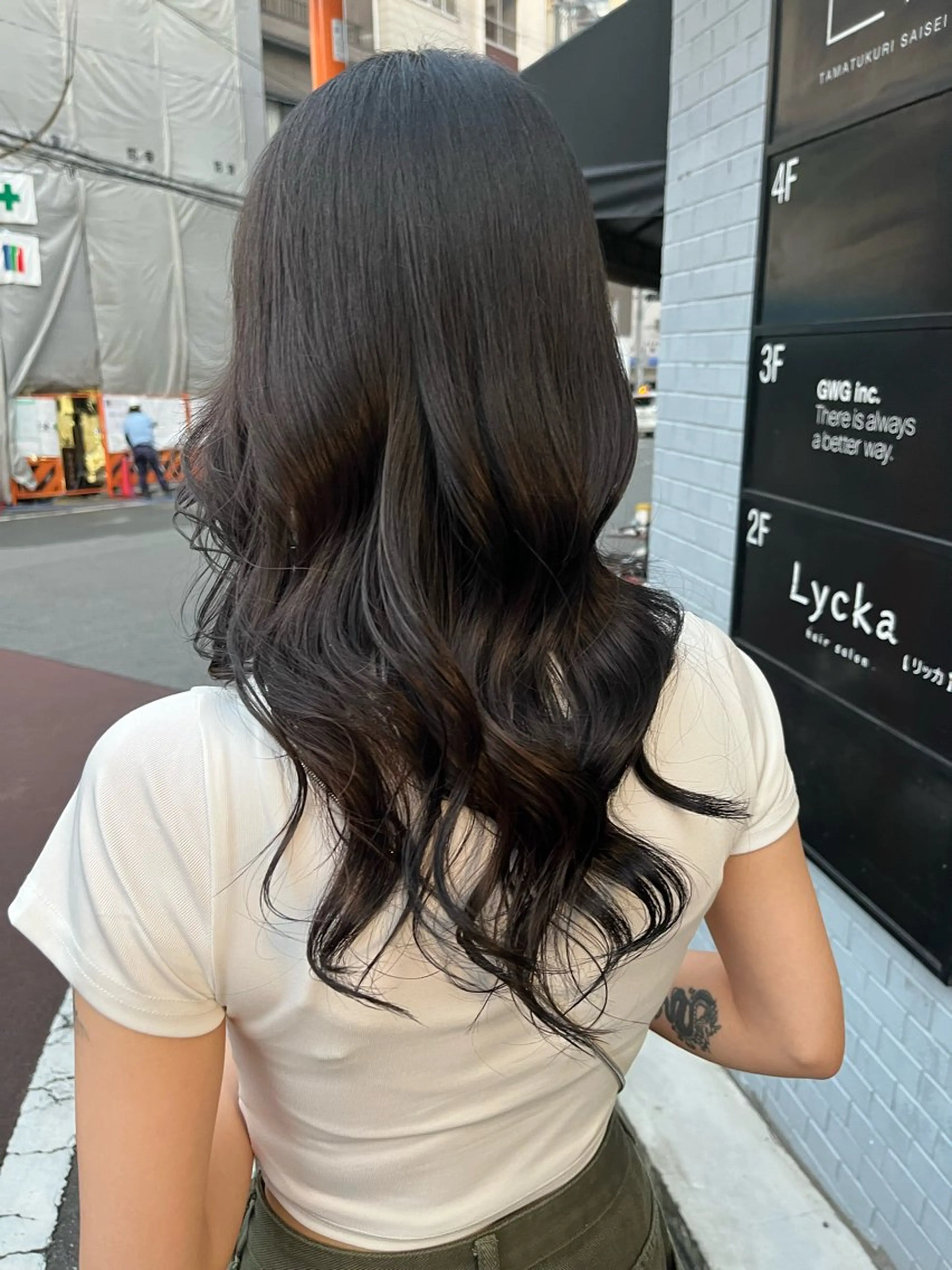 ロング トリートメント ヘアカラー トリートメント 藤倉なつみ /玉造のヘアスタイル