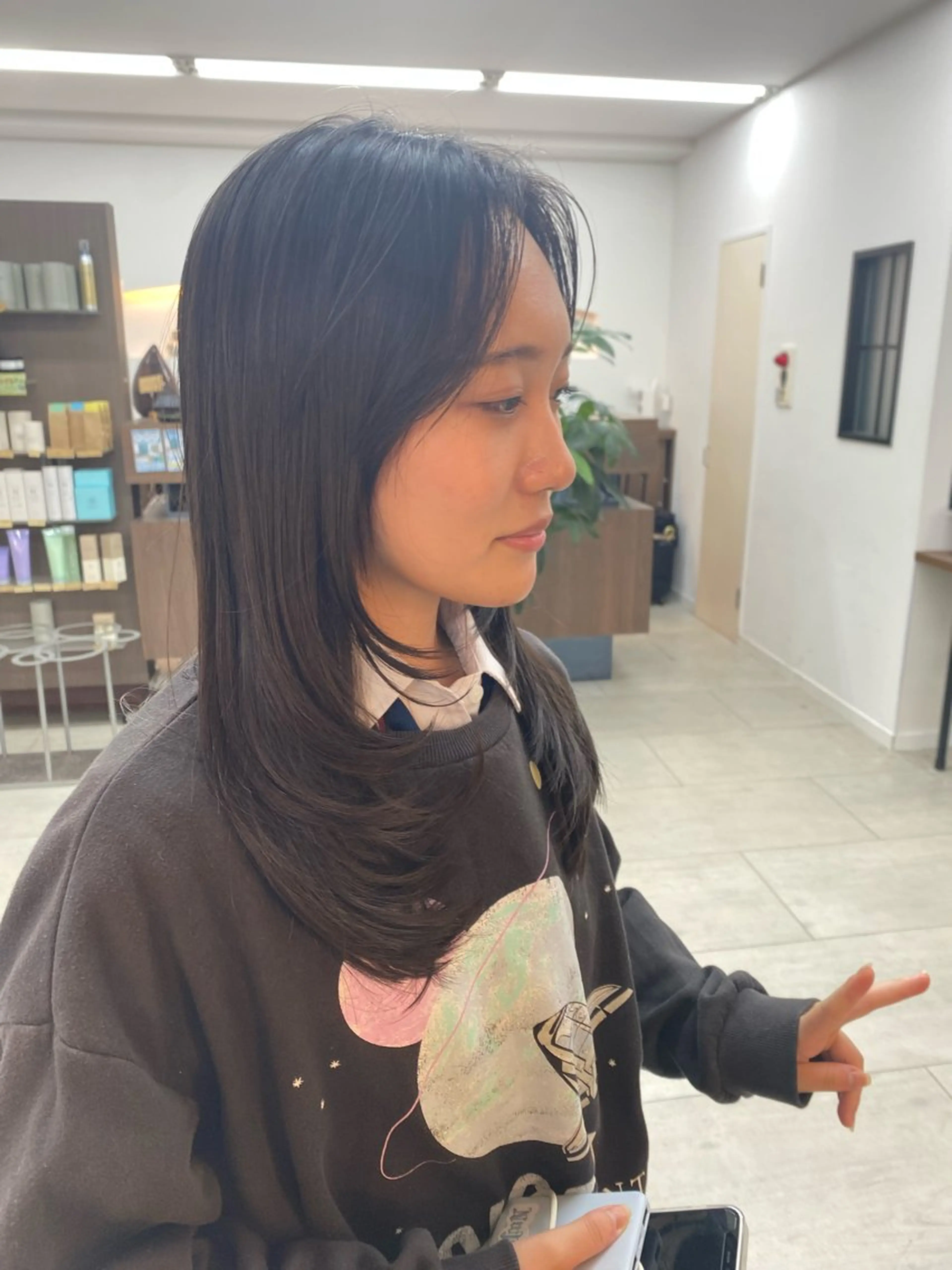 ロング 韓国風ヘア レイヤーカット カット 月野涼風 /レイヤーカットのその他イメージ