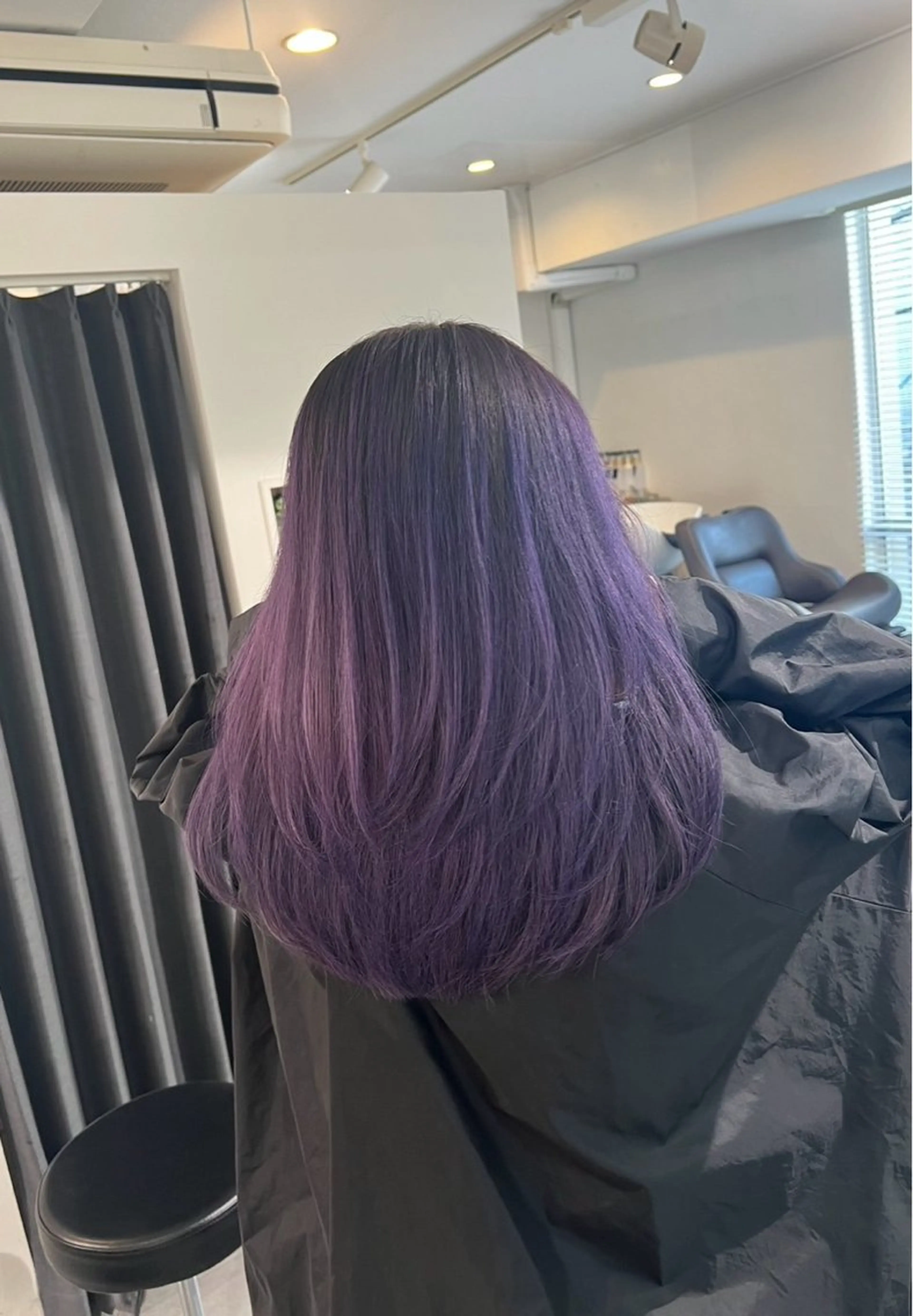 セミロング カラー バレイヤージュ ラベンダーカラー レイヤーカット ヘアカラー トリートメント 指名数No.1 /NAOYAのヘアスタイル