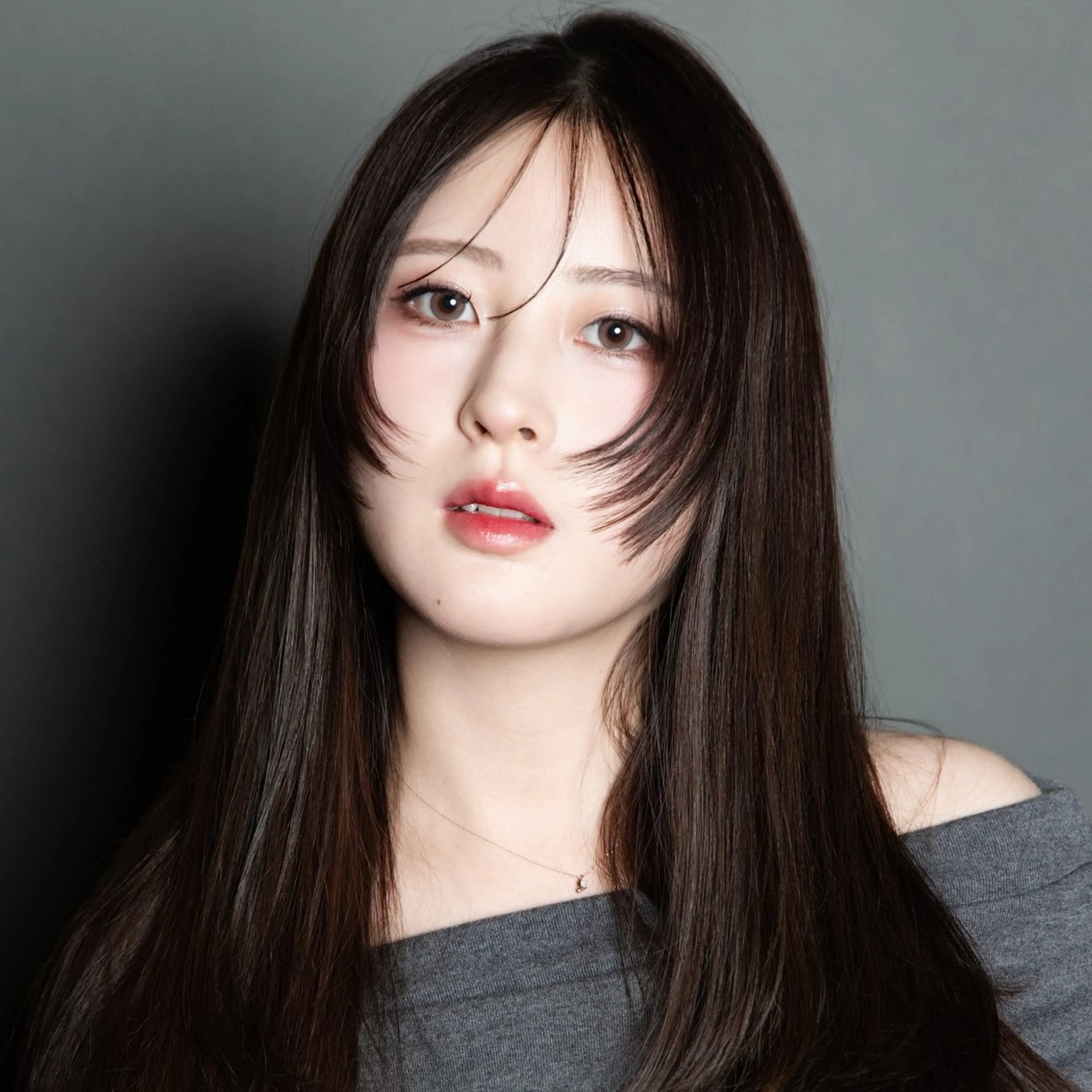 ロング カラー レイヤーカット レイヤー/グレージュ メンズパーマのヘアスタイル