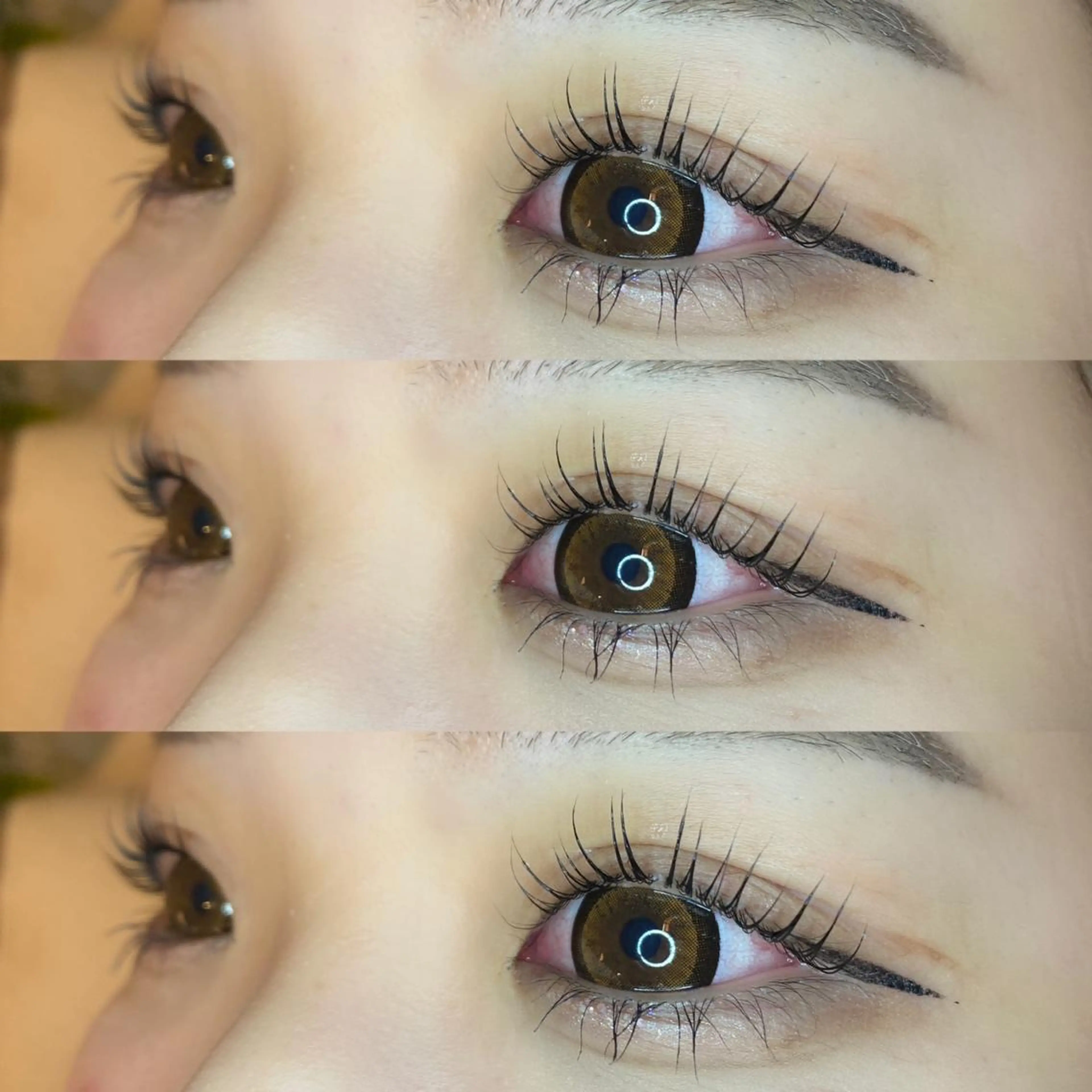 マツエク・マツパ パリジェンヌラッシュリフト まつげパーマ 一重×まつ毛パーマ miiia lashのマツエク・マツパデザイン