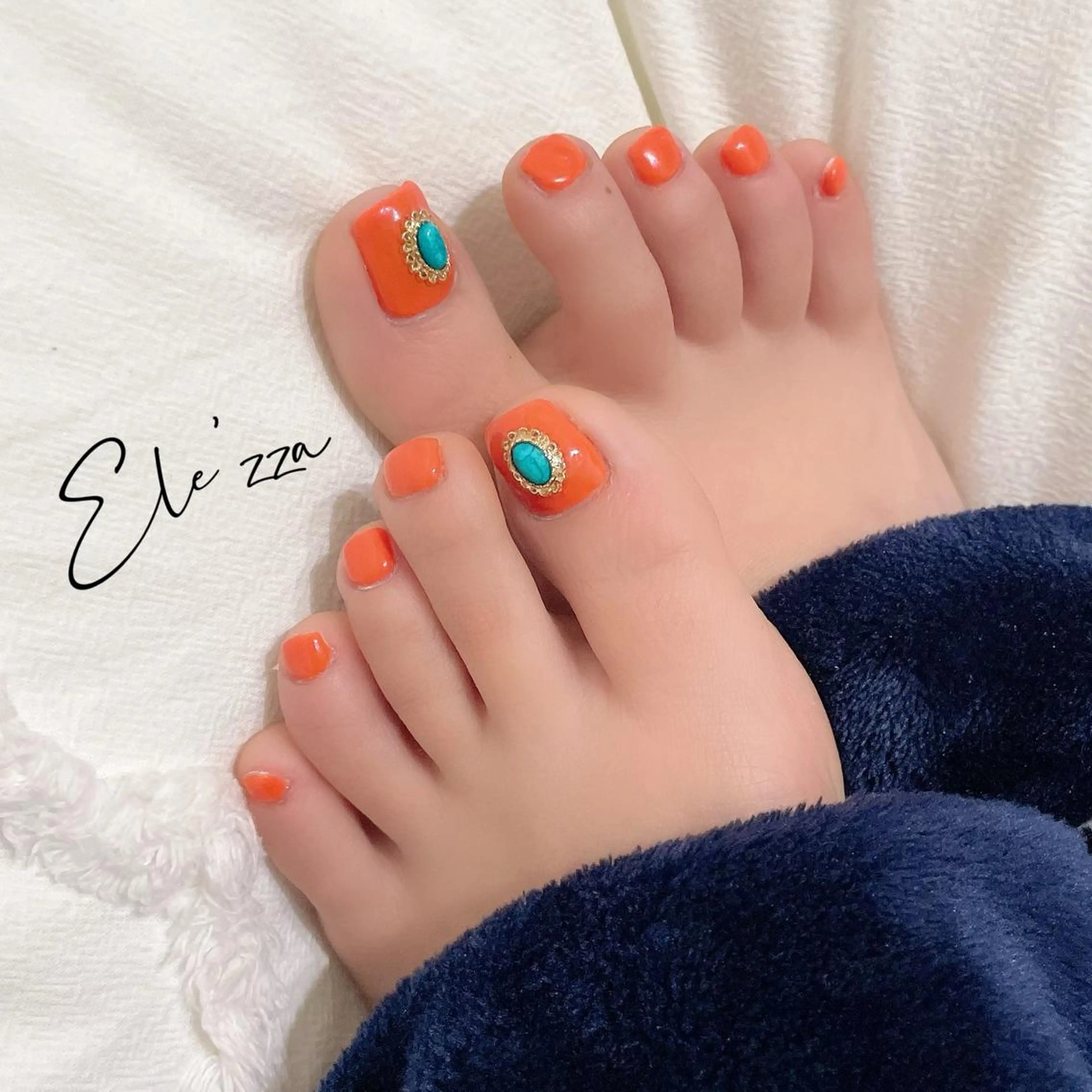 《フット》ワンカラーの写真